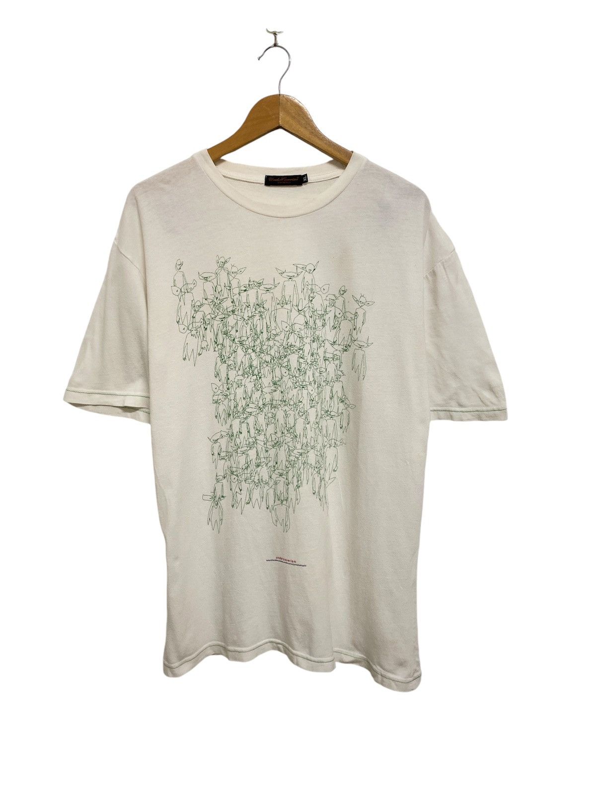 UNDERCOVER × FUTURA davf期 UNDERCOVER - 希少2001-02 A/W D.A.V.F期 FUTURAコラボ長袖