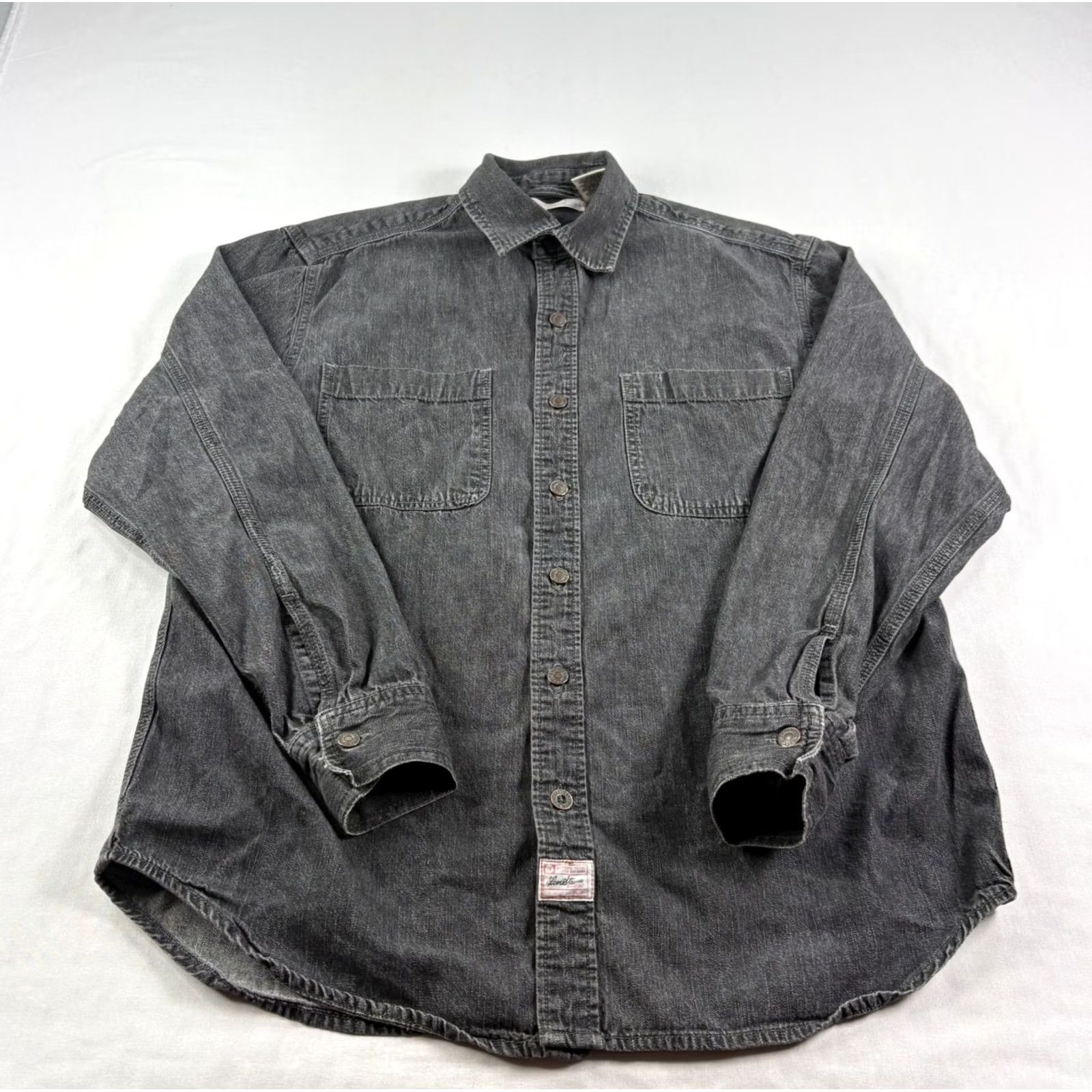 Levi's VINTAGE Levi's Shirt Men M Black Button Up Shacket Jean Harley Davidson Y2K Biker Motorcycle Size US M / EU 48-50 / 2 - 3 Thumbnail
