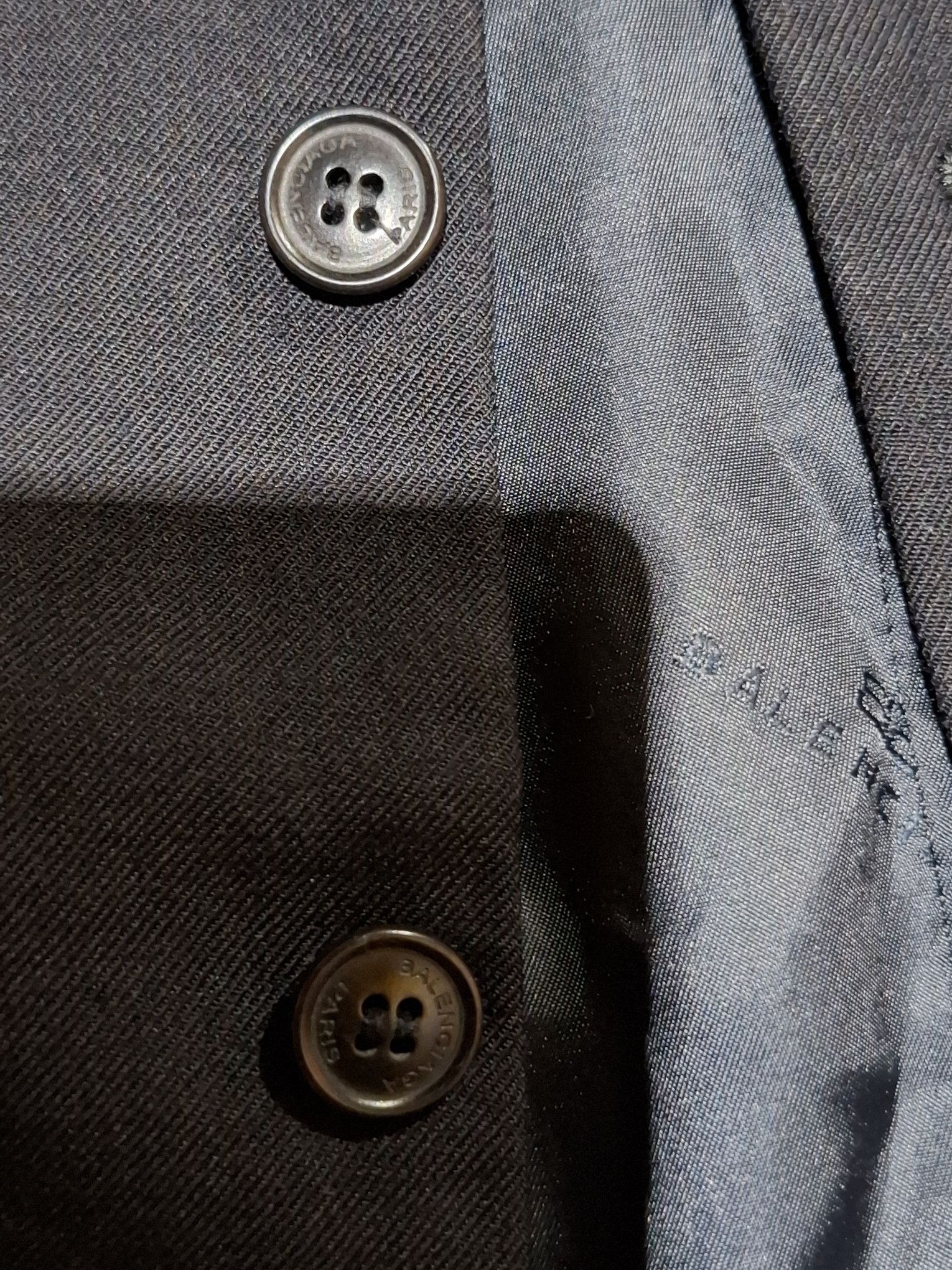 Balenciaga 💥 RARE BALENCIAGA ARCHIVE BLACK SUIT VEST 💥 Size 40S - 10 Thumbnail