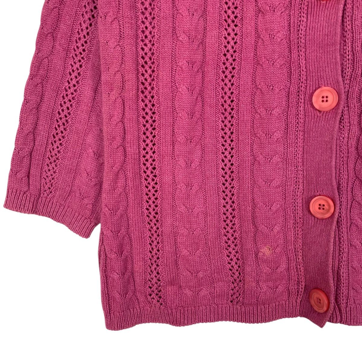 L.L. Bean Vintage LL Bean Knit Cardigan Sweater Women Button Up Size S / US 4 / IT 40 - 4 Thumbnail