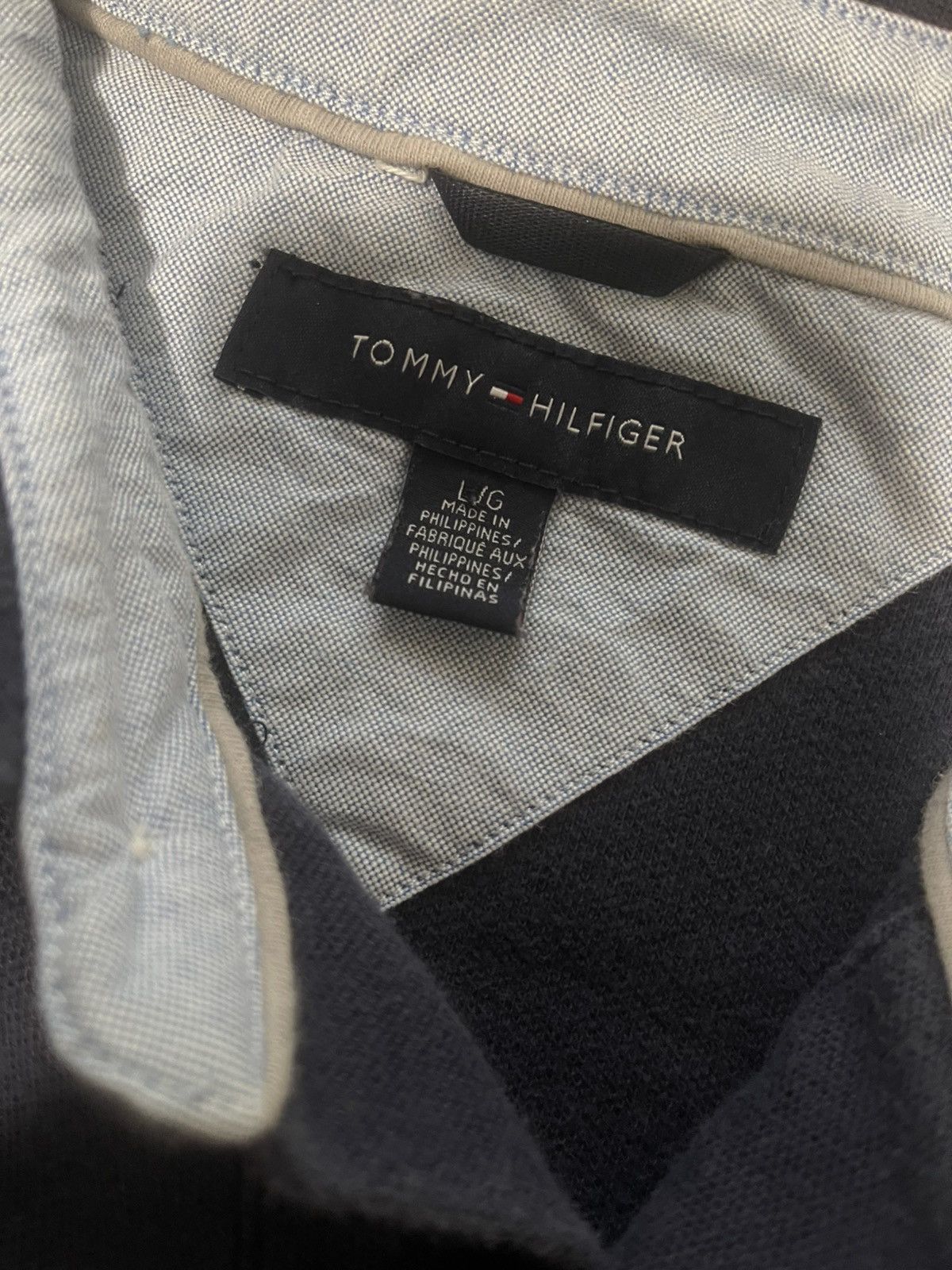 Tommy Hilfiger Mens vintage y2k Tommy Hilfiger polo shirt Size US L / EU 52-54 / 3 - 3 Thumbnail