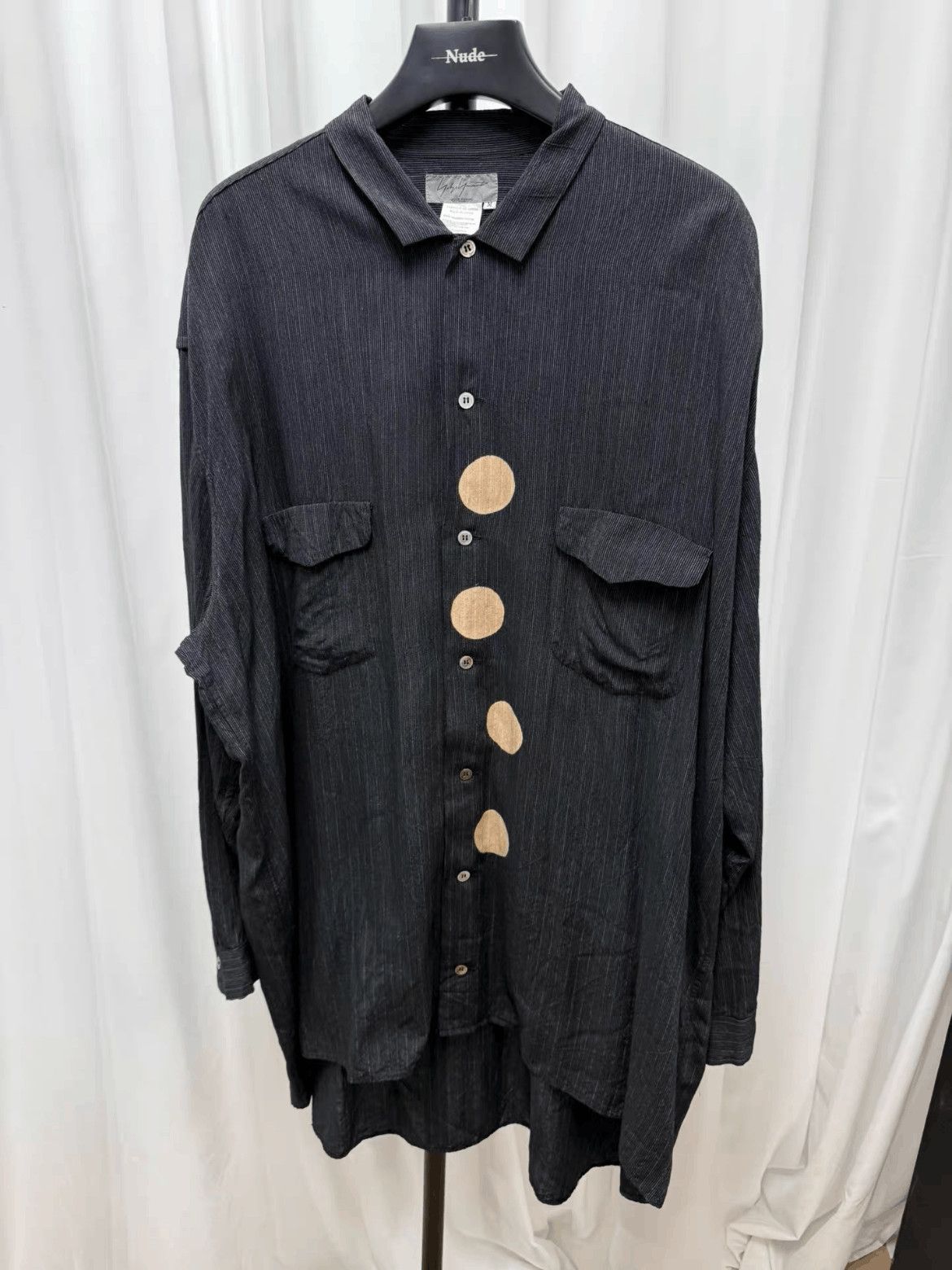 Yohji Yamamoto Yohji Yamamoto Yohji Yamamoto Pour Homme 96AW Moon Pattern Size US M / EU 48-50 / 2 - 1 Thumbnail