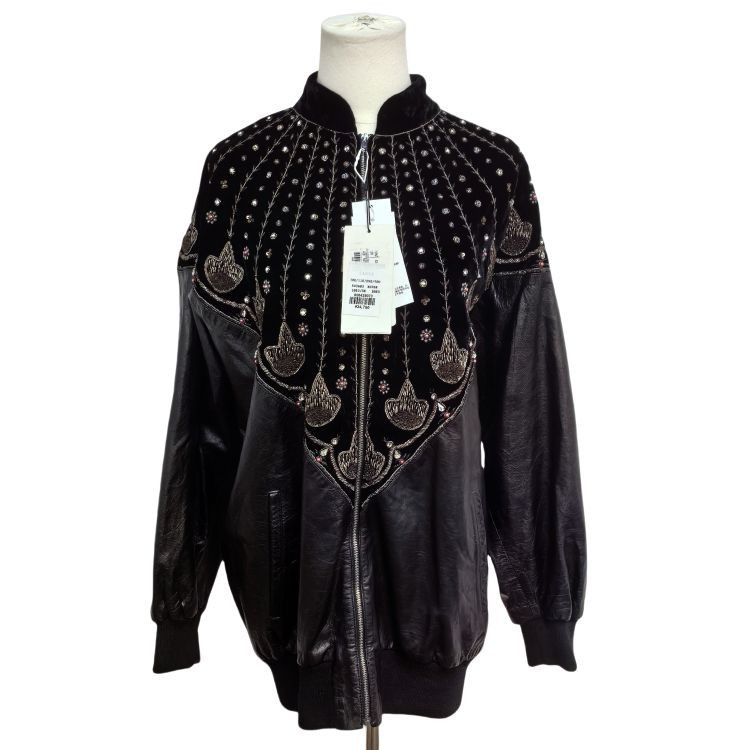 Gucci Gucci Embellished Leather Jacket Size 38 Size XS / US 0-2 / IT 36-38 - 1 Thumbnail
