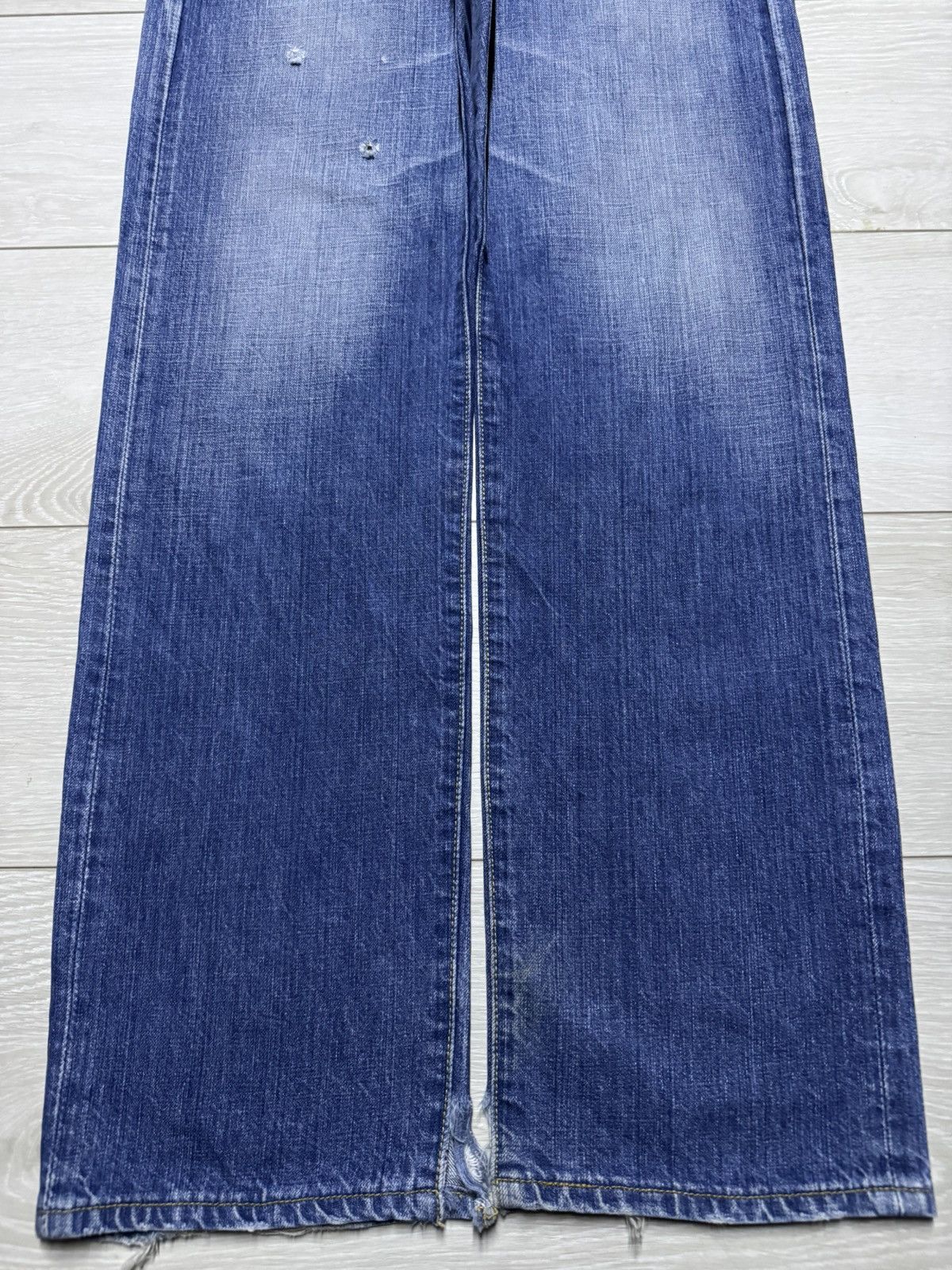 Levi's Vintage Levis 501 Faded Wash Distressed Loose Jeans Size US 31 - 5 Thumbnail