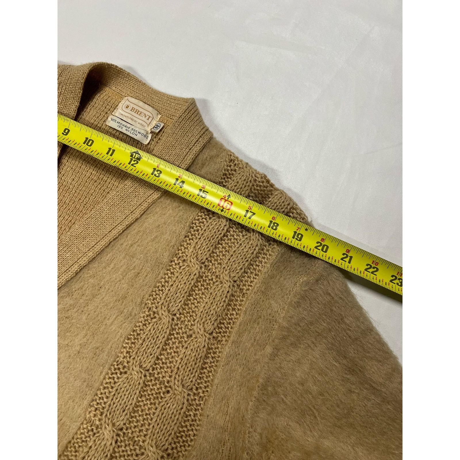 Vintage Vintage Brent Montgomery Ward Mohair Shag Cardigan Size US M / EU 48-50 / 2 - 7 Thumbnail