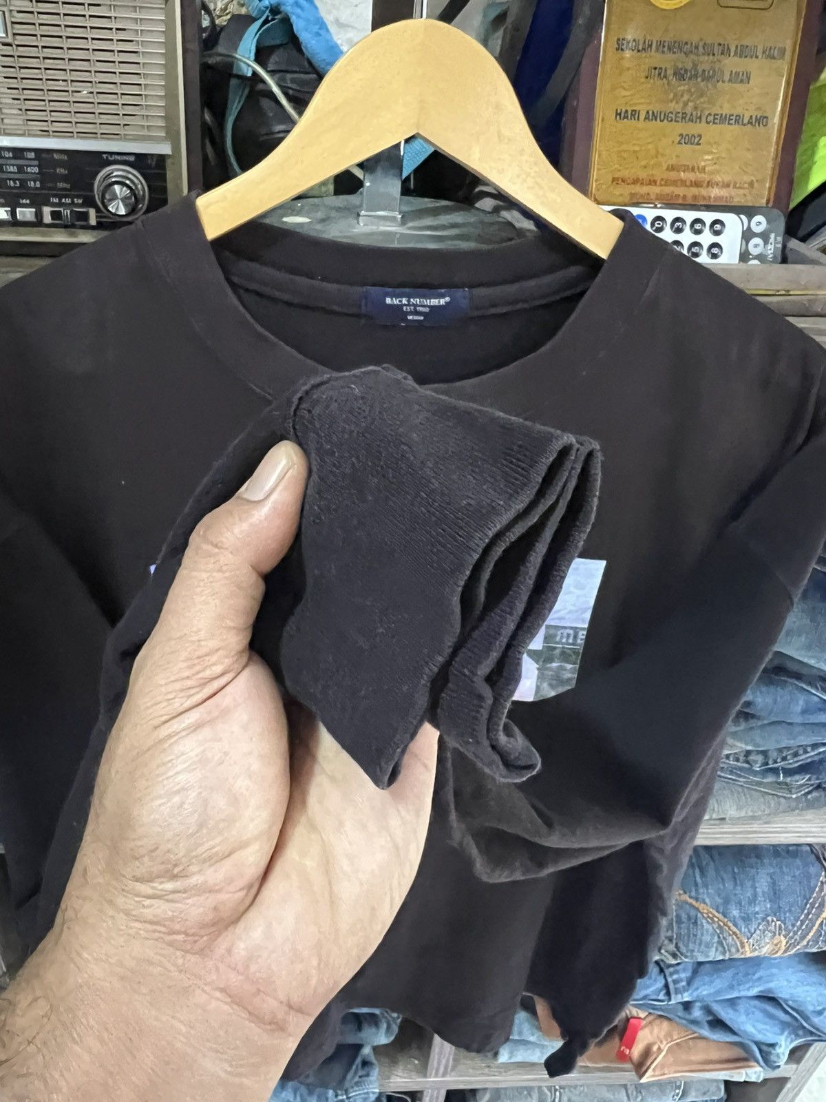 Japanese Brand 🔥Back Number Public Market Center Long Sleeve Size US L / EU 52-54 / 3 - 11 Thumbnail