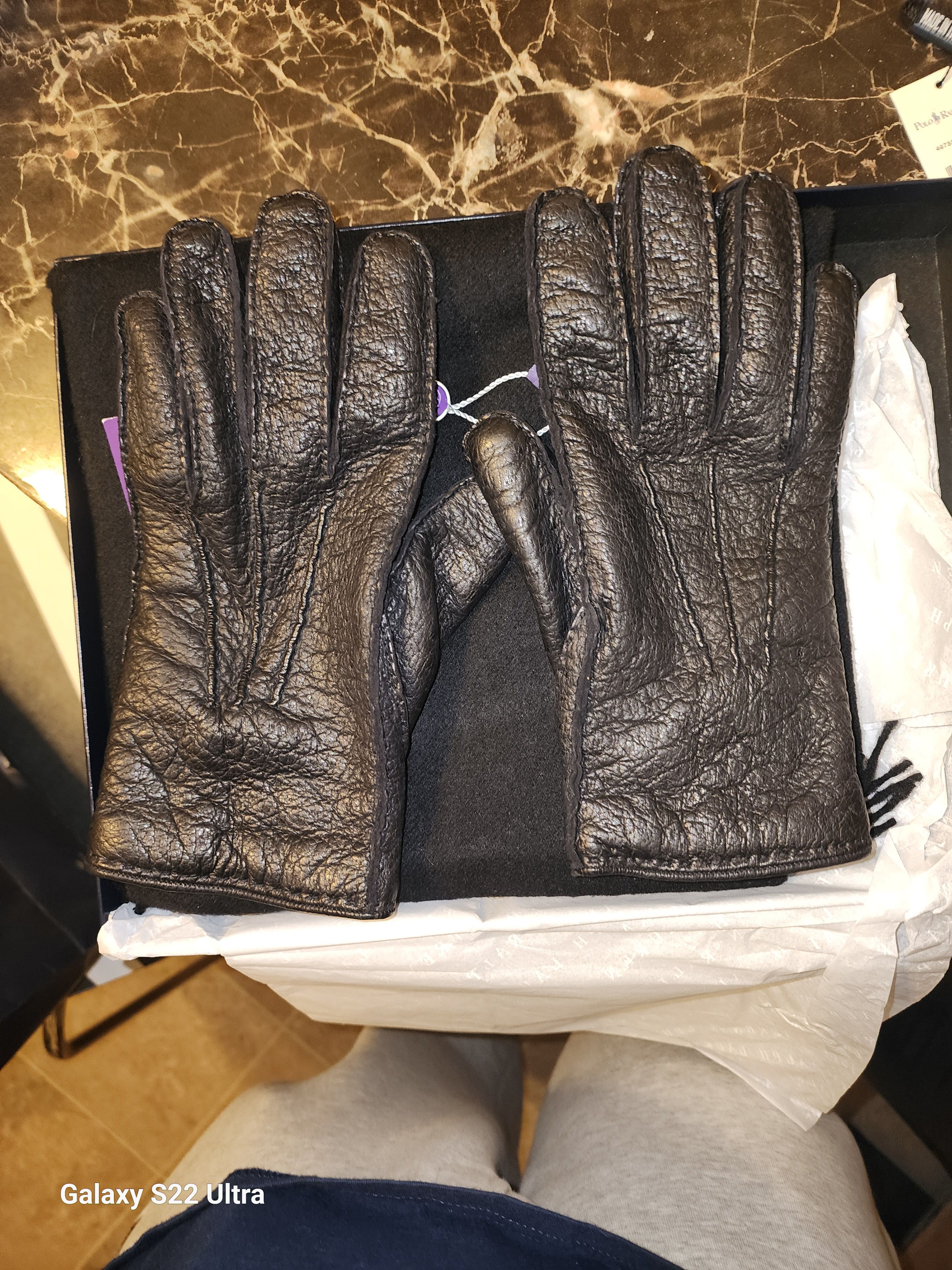 Ralph Lauren Ralph Lauren Purple Label Gloves Size ONE SIZE - 2 Thumbnail