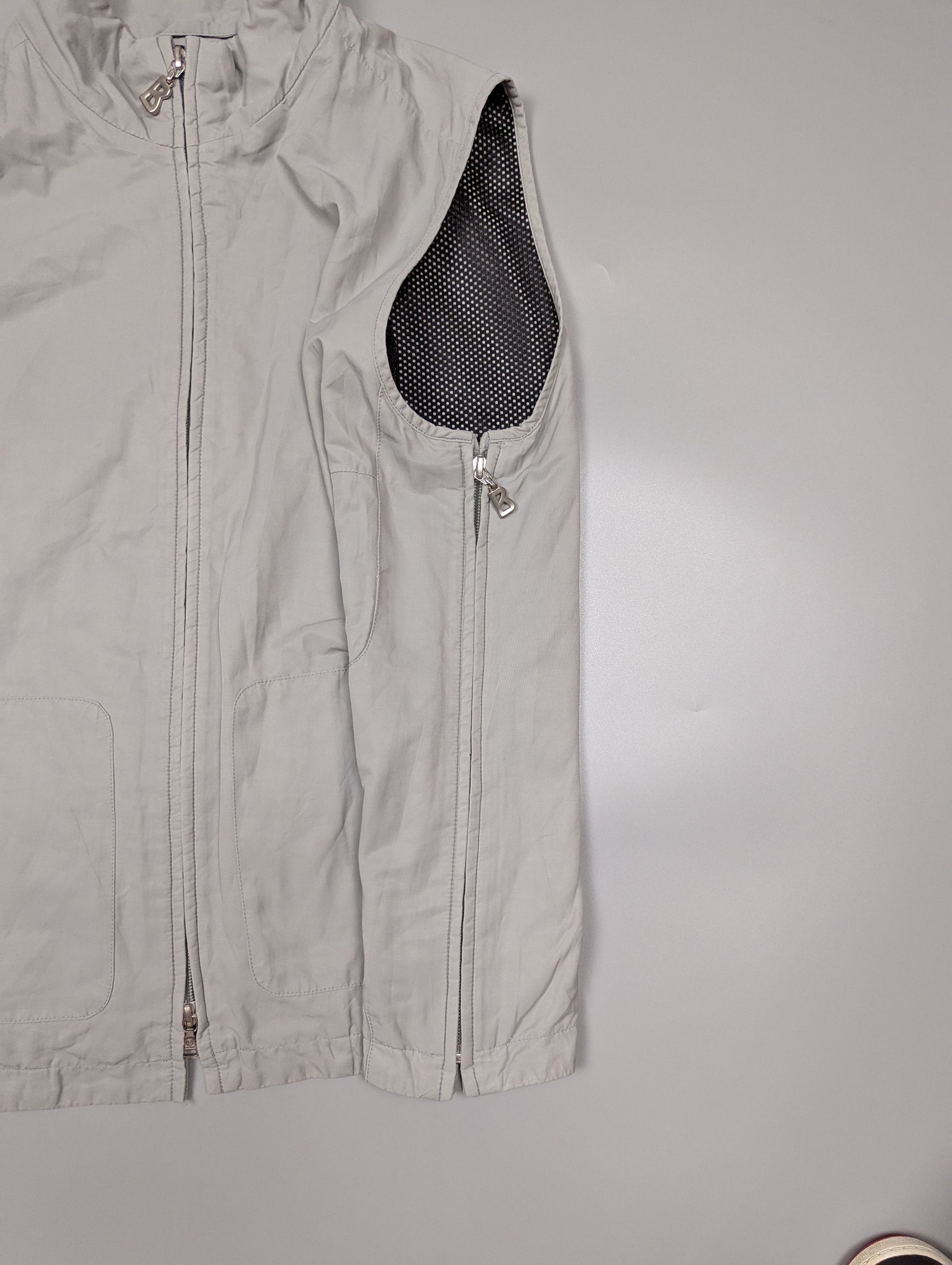 Bogner Bogner Light Gray Vest M/L Outdoor Sleeveless VTG Size L / US 10 / IT 46 - 3 Thumbnail