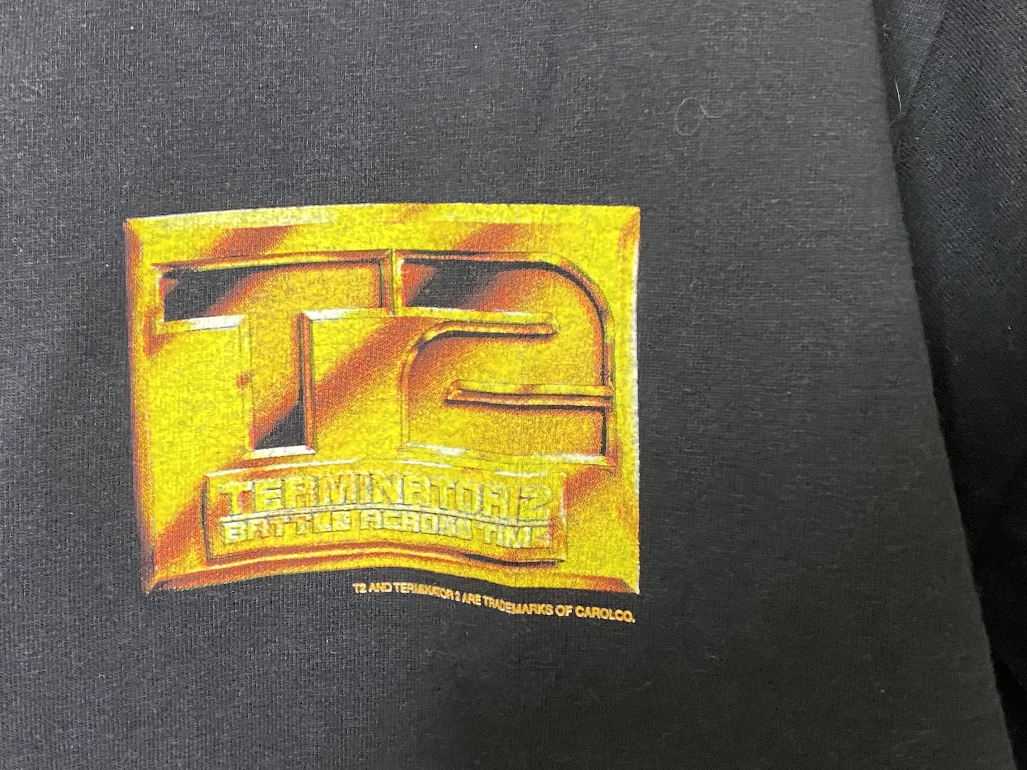 Universal Studios × Vintage VINTAGE UNIVERSAL STUDIOS TERMINATOR 2 T-SHIRT MOVIE Size US L / EU 52-54 / 3 - 5 Thumbnail