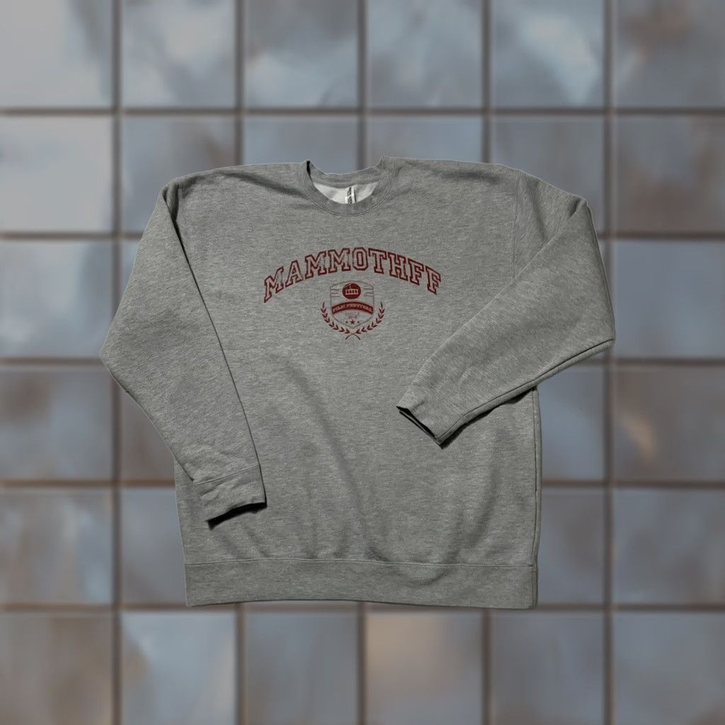 Vintage Mammoth Lakes MammothFF Film Festival Heather Gray Fleece Crewneck Sweatshirt XL Mens Gray Pullover Crewneck Sweatshirt XL Size US XL / EU 56 / 4 - 1 Thumbnail