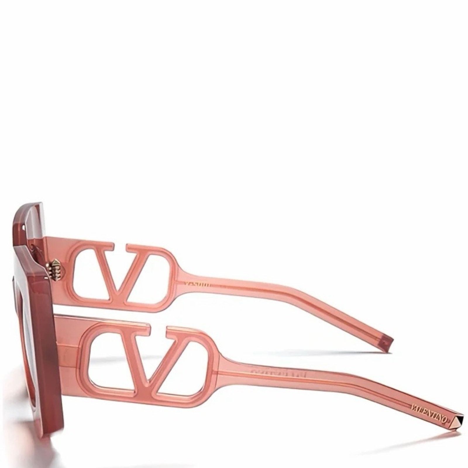 New! Valentino V SOUL VLS 127B Brown Sunglasses, Authentic