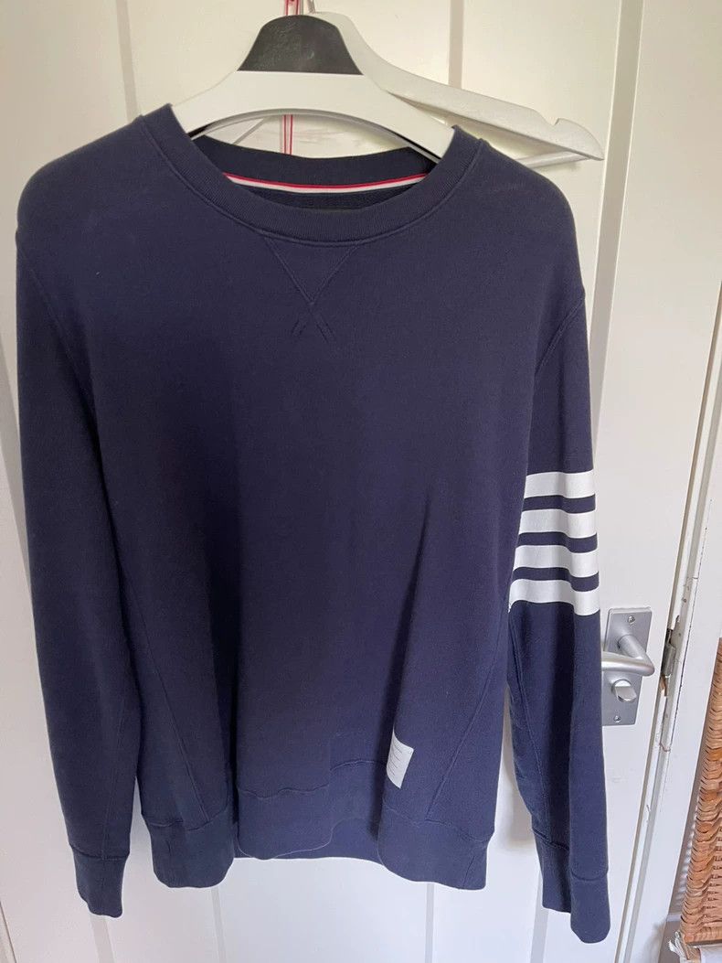 Thom Browne Thom browne The first Navy sweatshirt 2503-Nextarrow Size US XL / EU 56 / 4 - 1 Thumbnail