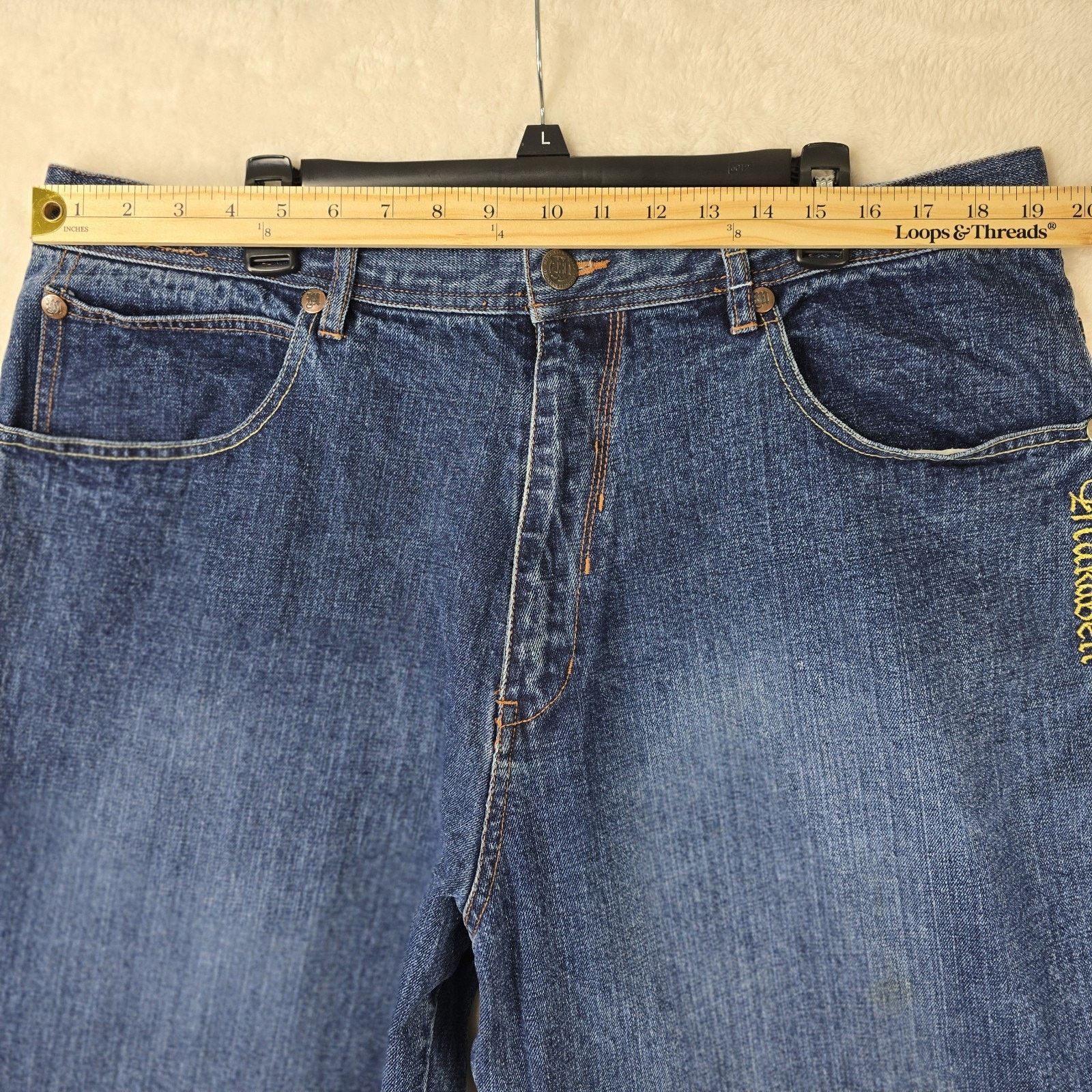 Makaveli Vintage Makeveli Embroidered Jeans 40 39x31 Baggy Skater Y2K Size US 40 / EU 56 - 13 Thumbnail