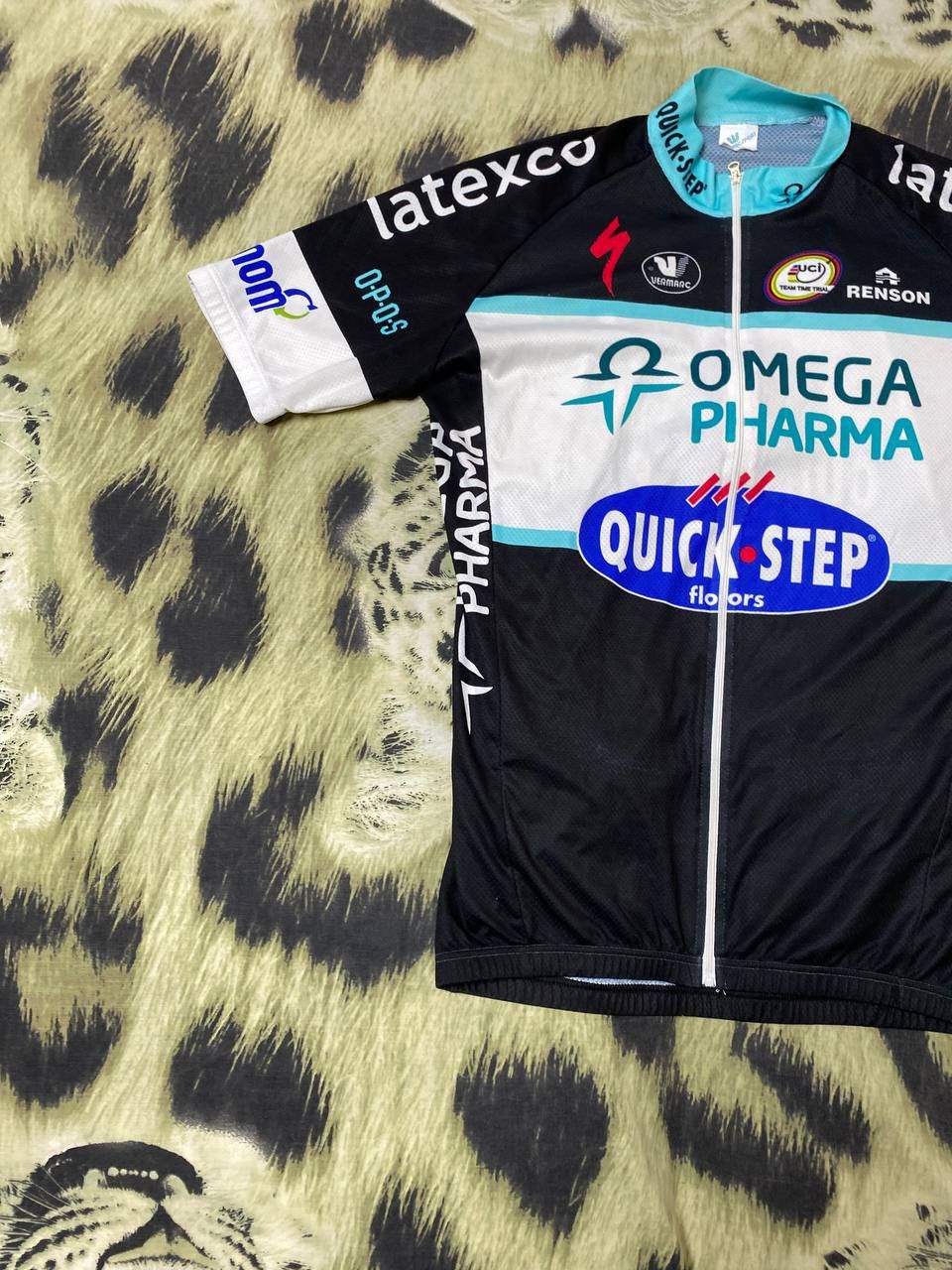 Vintage Vermarc Team Omega Pharma Quickstep Cycling Shirt Size US S / EU 44-46 / 1 - 5 Thumbnail