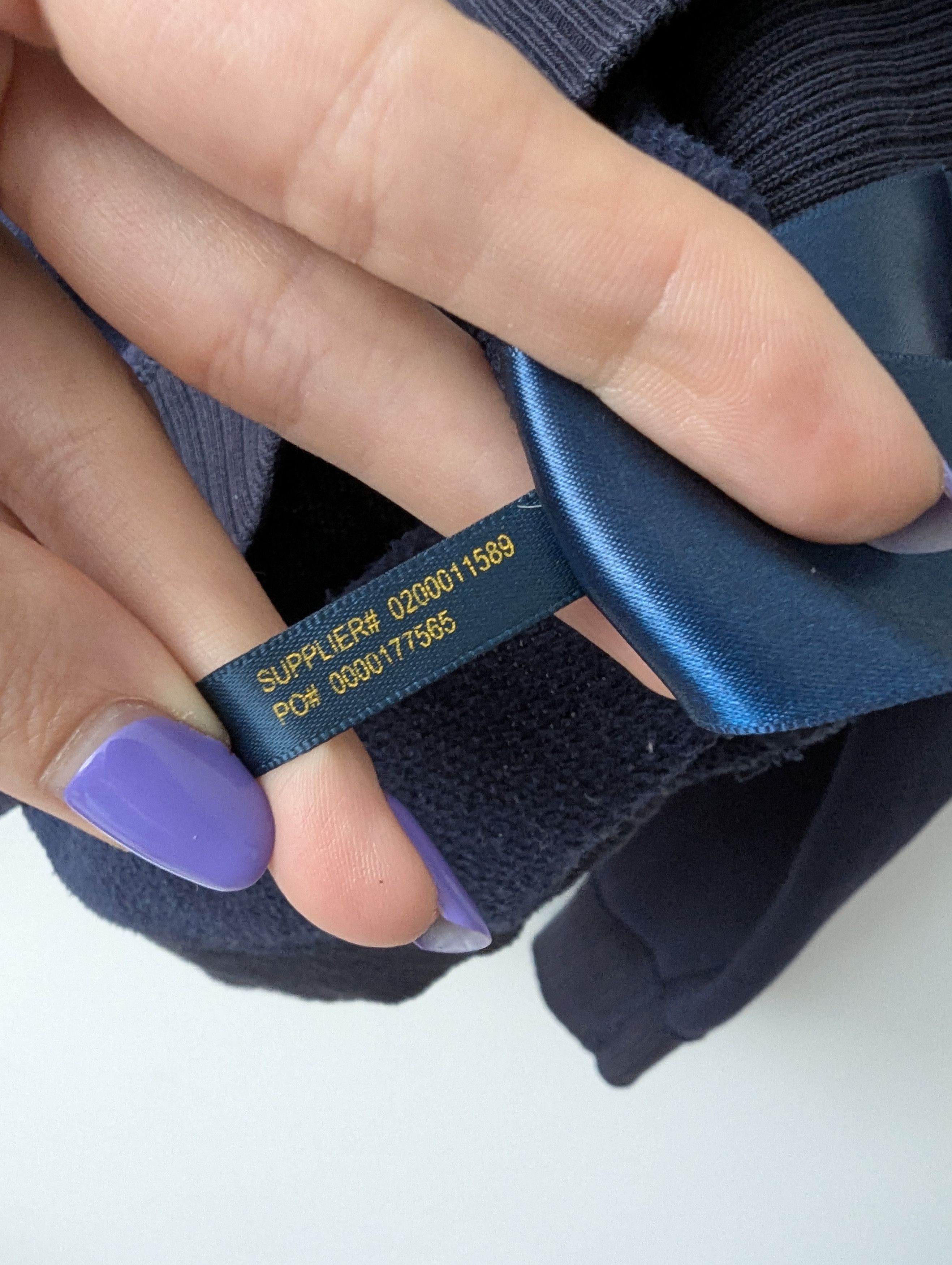 Polo Ralph Lauren Vintage Polo Ralph Lauren sweatshirt navy thick cotton Size XS / US 0-2 / IT 36-38 - 7 Thumbnail
