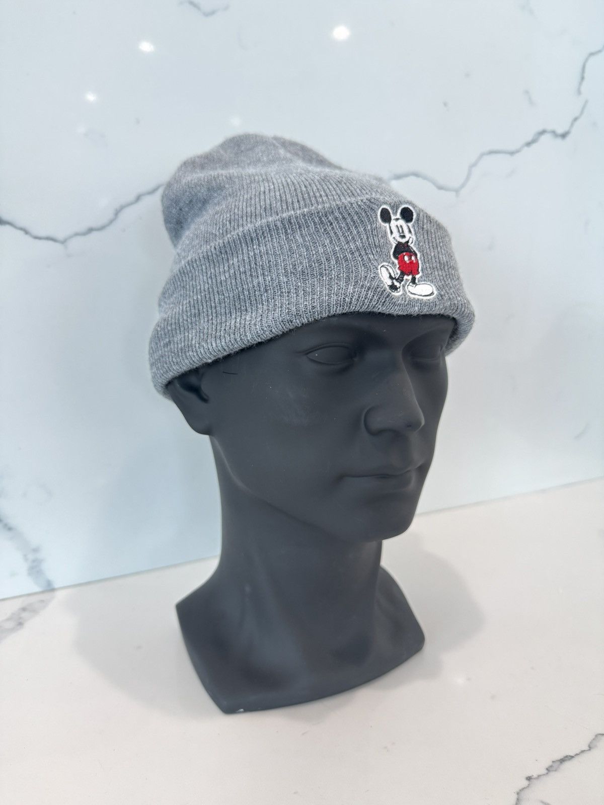 Disney Disney Mickey Mouse Beanie Hat Unisex Gray Size ONE SIZE - 5 Thumbnail
