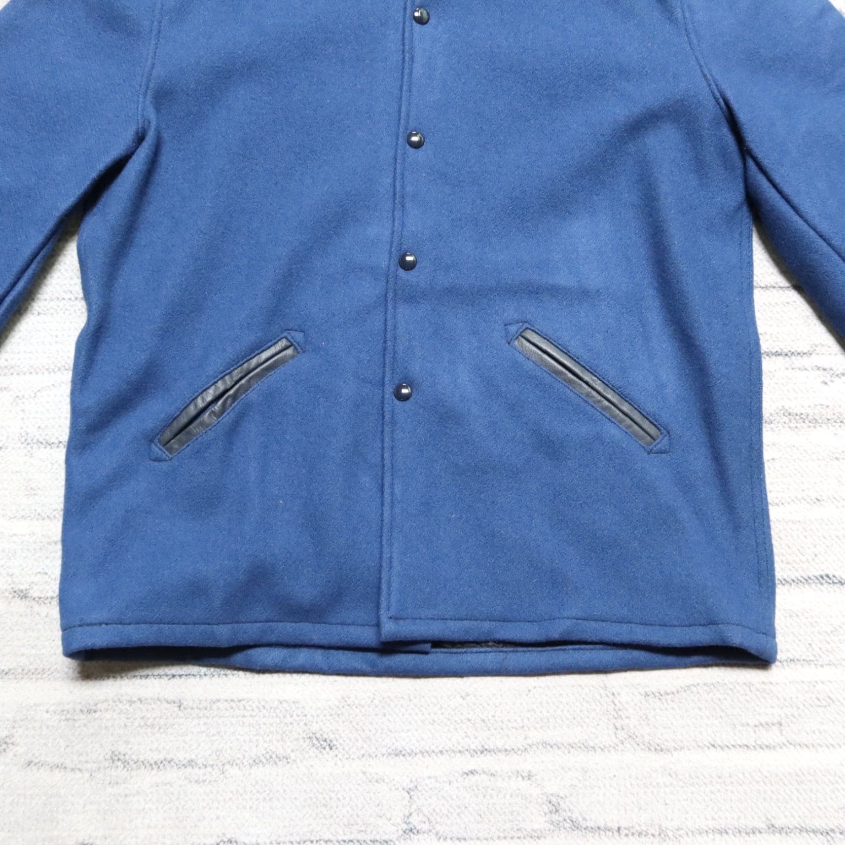 Vintage VINTAGE Skookum Wool Jacket - Size 38, Blue, Men's Jacket, Made in USA Size US XXS / EU 40 - 4 Thumbnail