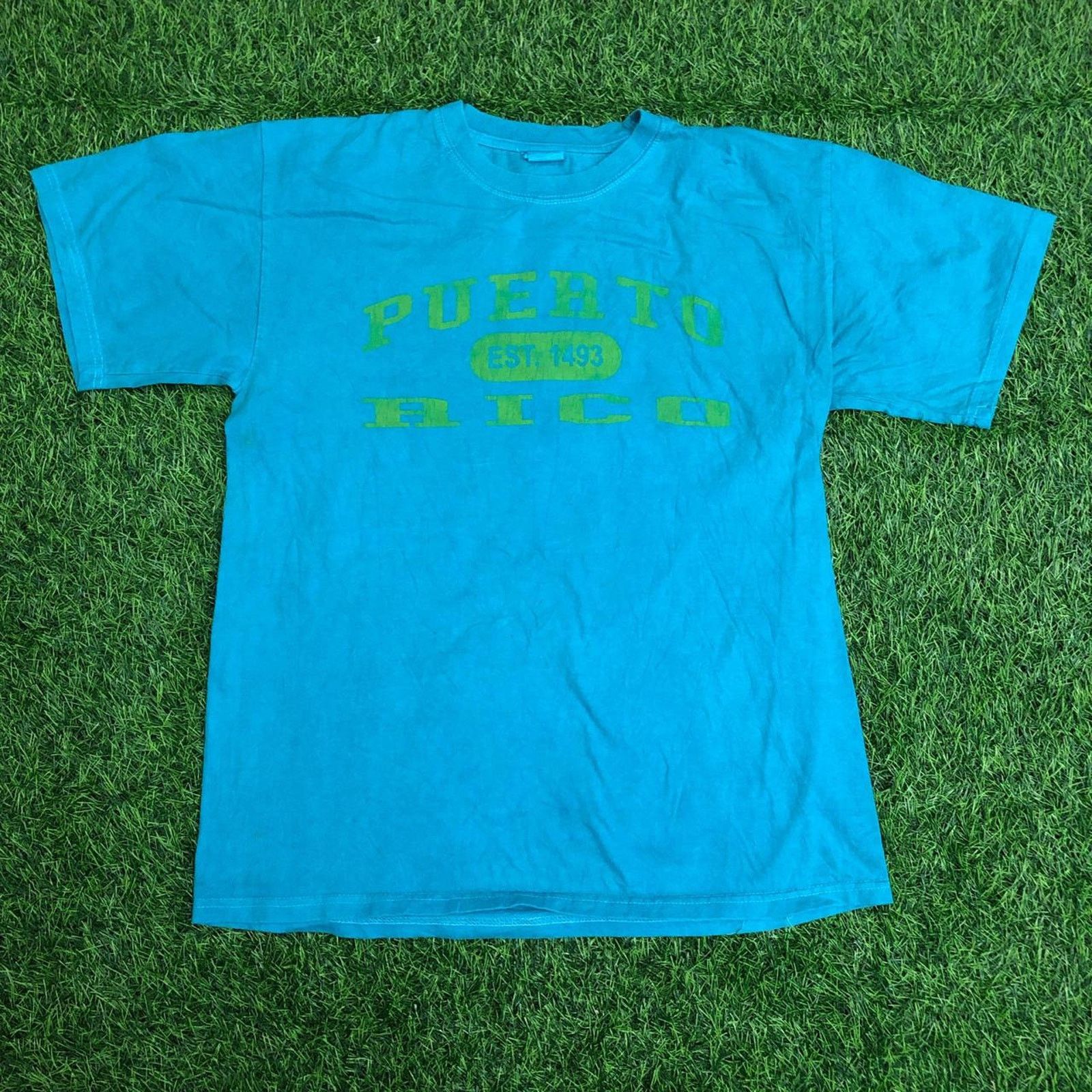 Other Men's Teal ‘Puerto Rico’ Graphic Tee Size US L / EU 52-54 / 3 - 1 Thumbnail