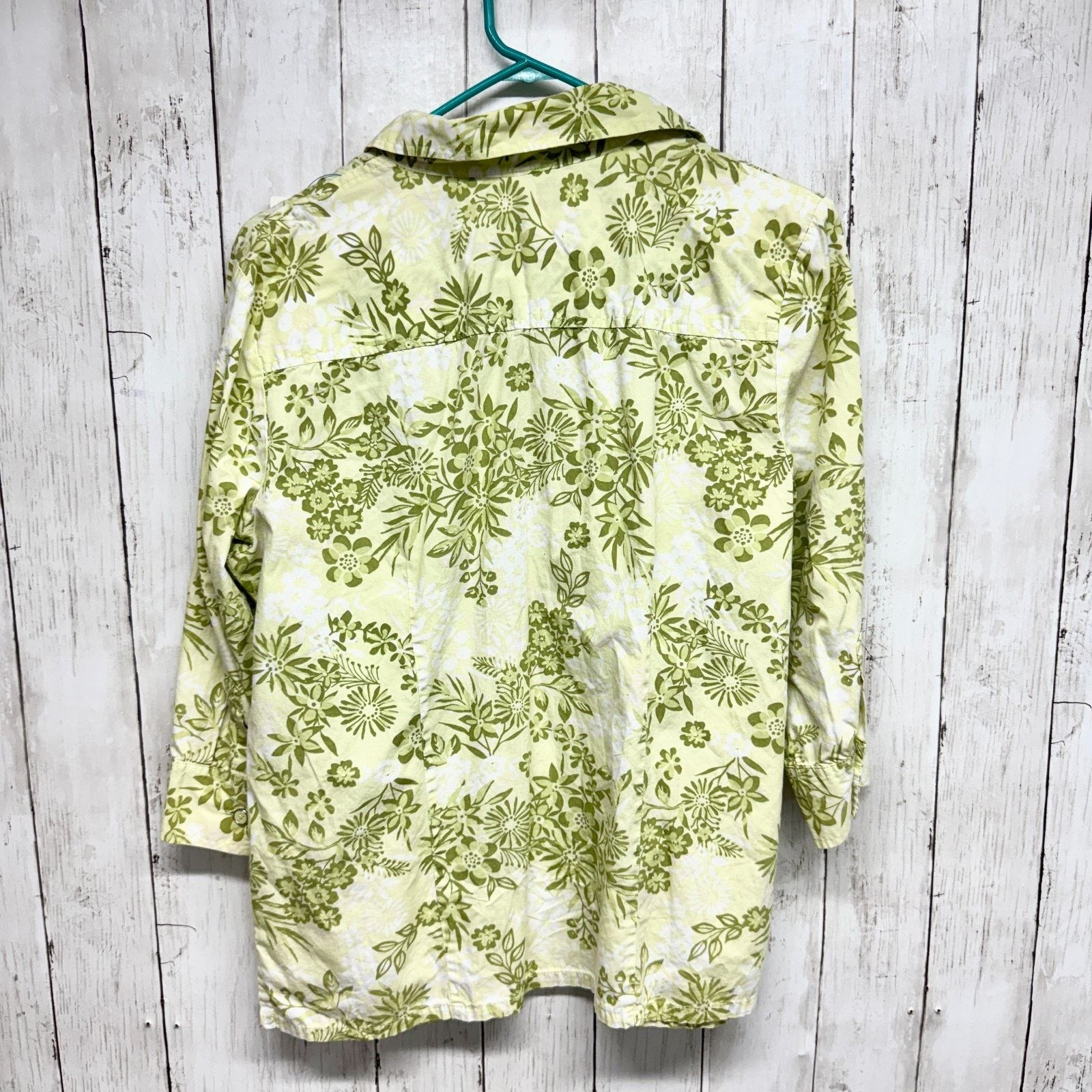 Other Karen Scott Shirt Chest 40" Button Front 3/4 Sleeve Blouse Size L / US 10 / IT 46 - 6 Thumbnail