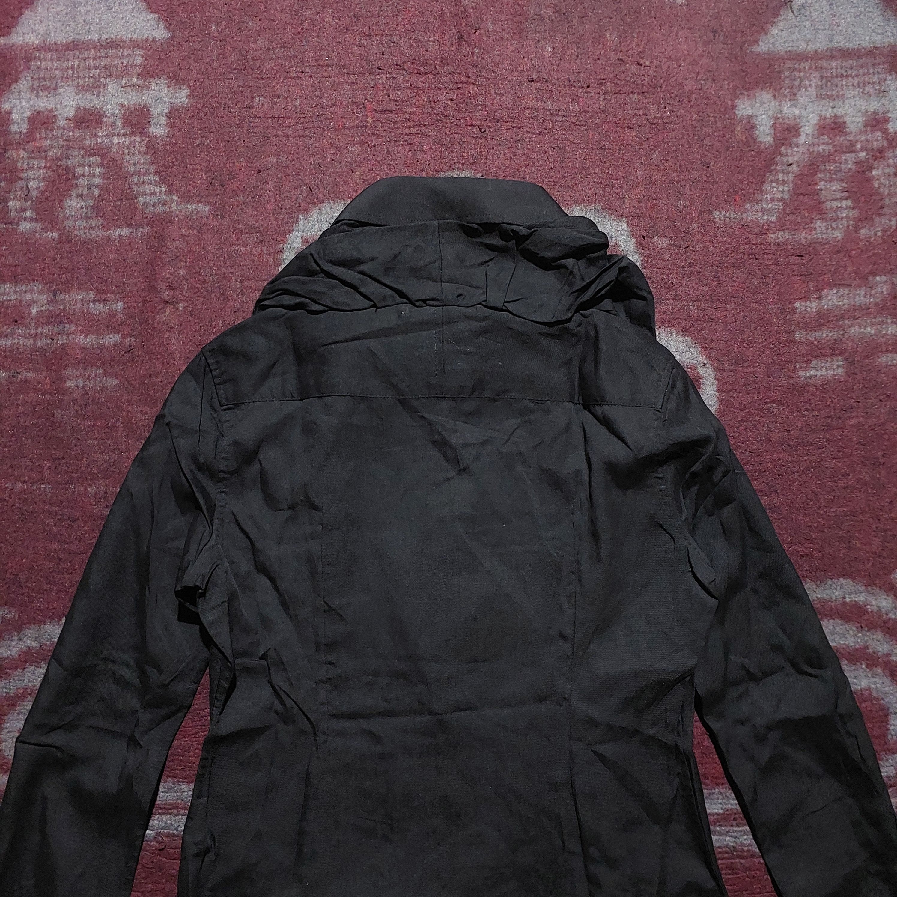 If Six Was Nine MIHARA YASUHIRO hybrid black L/s shirt Size US S / EU 44-46 / 1 - 5 Thumbnail