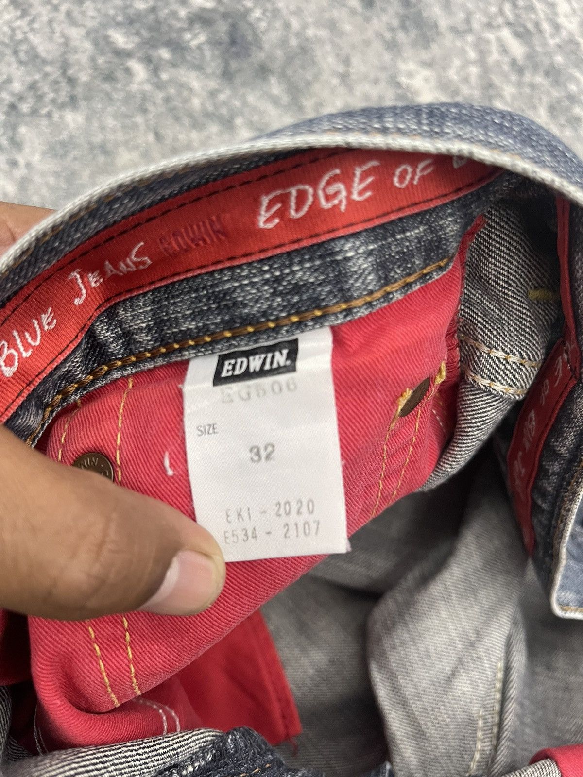 Edwin Edwin Edge Of Blue Distressed Jeans s21 Size US 32 / EU 48 - 7 Thumbnail