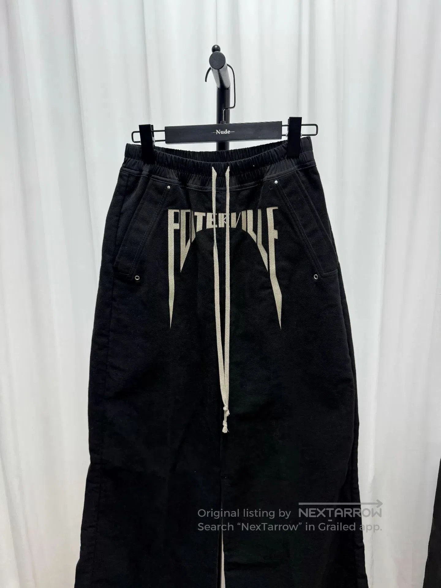 Rick Owens Rick Owens Embroidered Flared Trousers. Size US 28 / EU 44 - 2 Thumbnail