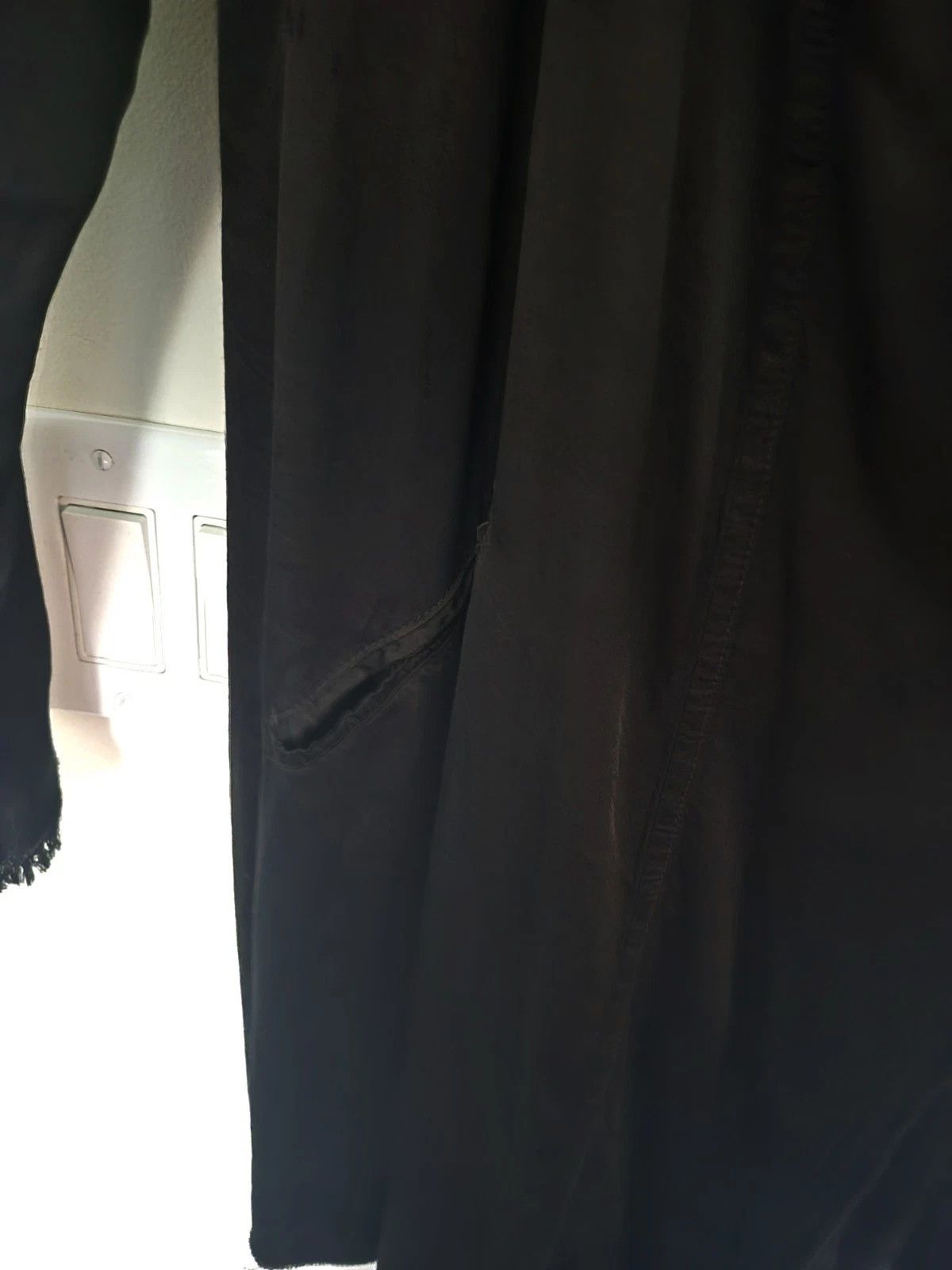 Vacation Jaga Jacket Satin Open Front Fray Hem Size 1 US Size 6 Size M / US 6-8 / IT 42-44 - 5 Thumbnail