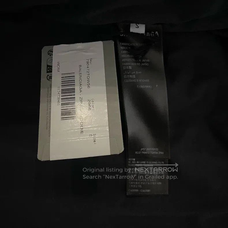 Balenciaga Balenciaga Retro letter logo vintage grey denim cotton coa Size US S / EU 44-46 / 1 - 4 Thumbnail