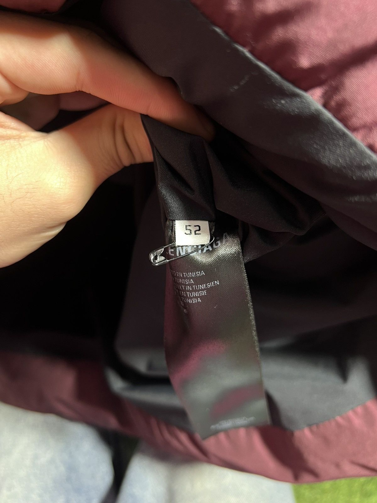 Balenciaga Balenciaga Burgundy Puffer Jacket Size US L / EU 52-54 / 3 - 5 Thumbnail