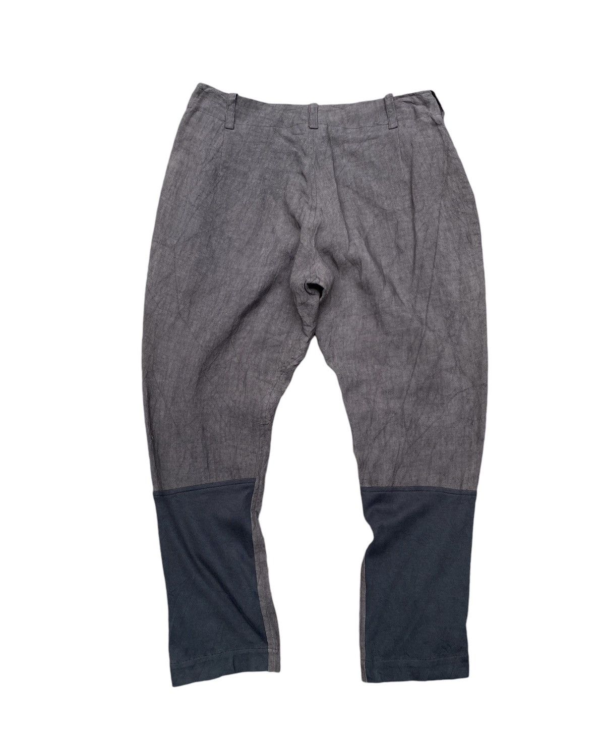 Yohji Yamamoto 1990s - Vintage Y’s Yohji Yamamoto Linen Cropped Pant Size US 30 / EU 46 - 2 Thumbnail