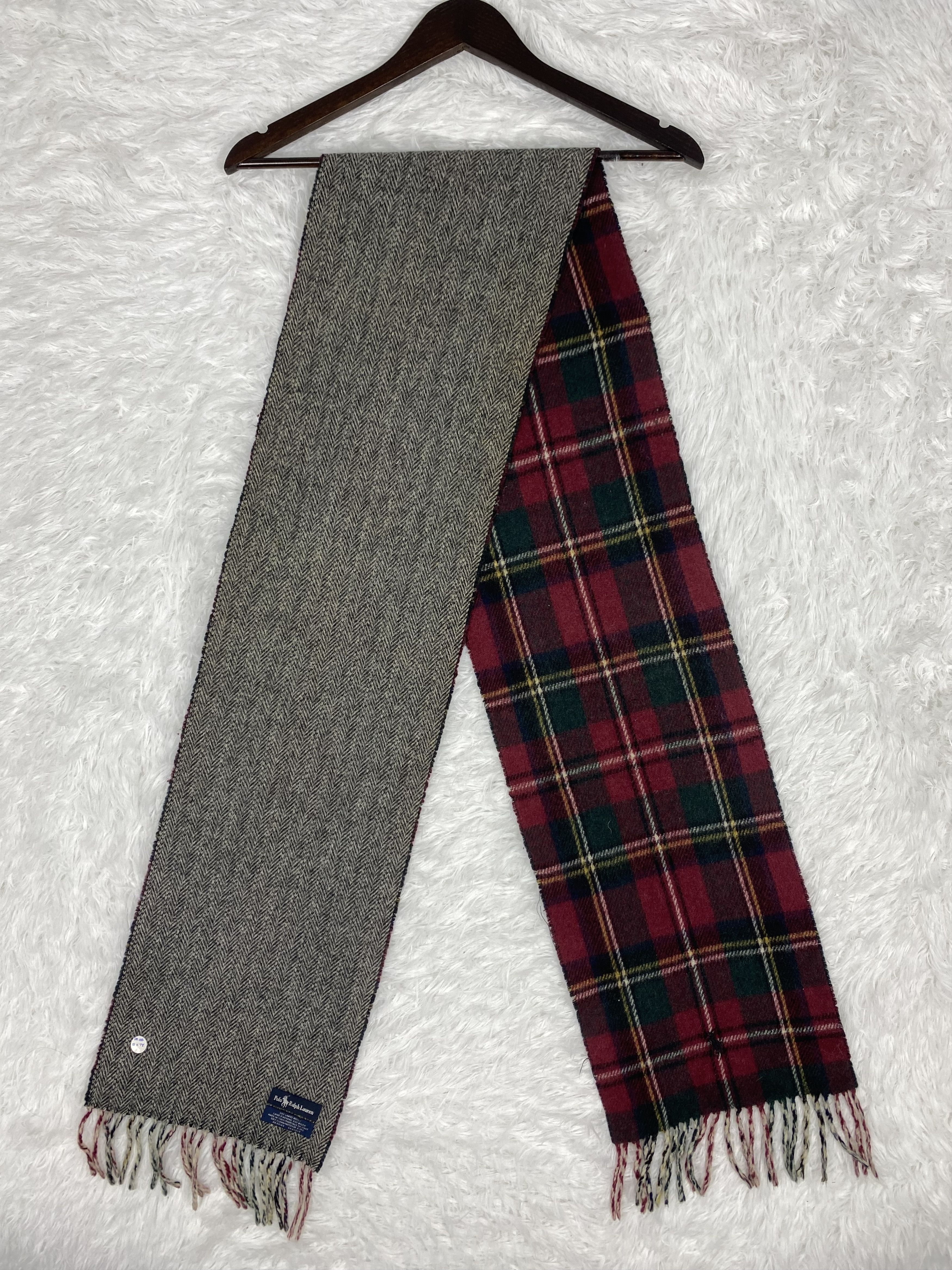 Polo Ralph Lauren Vintage Polo Ralph Lauren Scarf / Muffler Neckwear PM0016 Size ONE SIZE - 1 Thumbnail