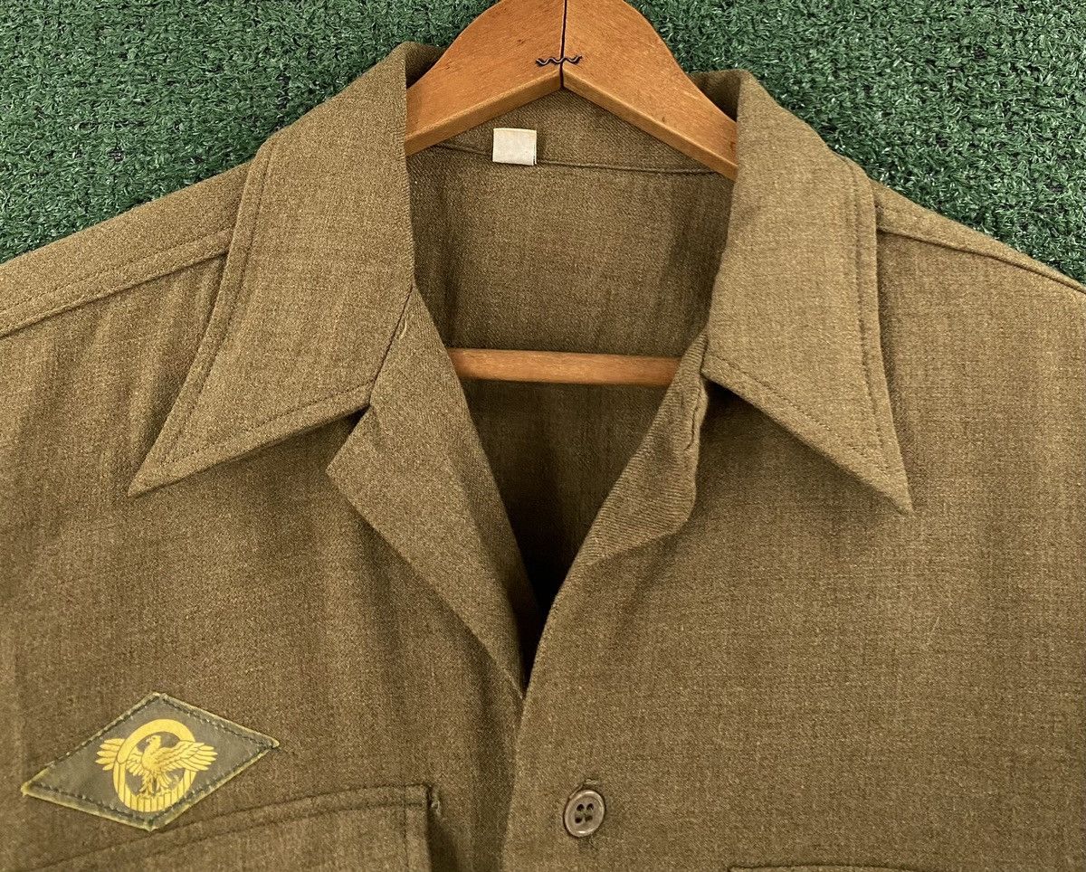 Vintage Vintage 40’s Wool Inner Flap Field Shirt Mens Medium Long Size US M / EU 48-50 / 2 - 3 Thumbnail