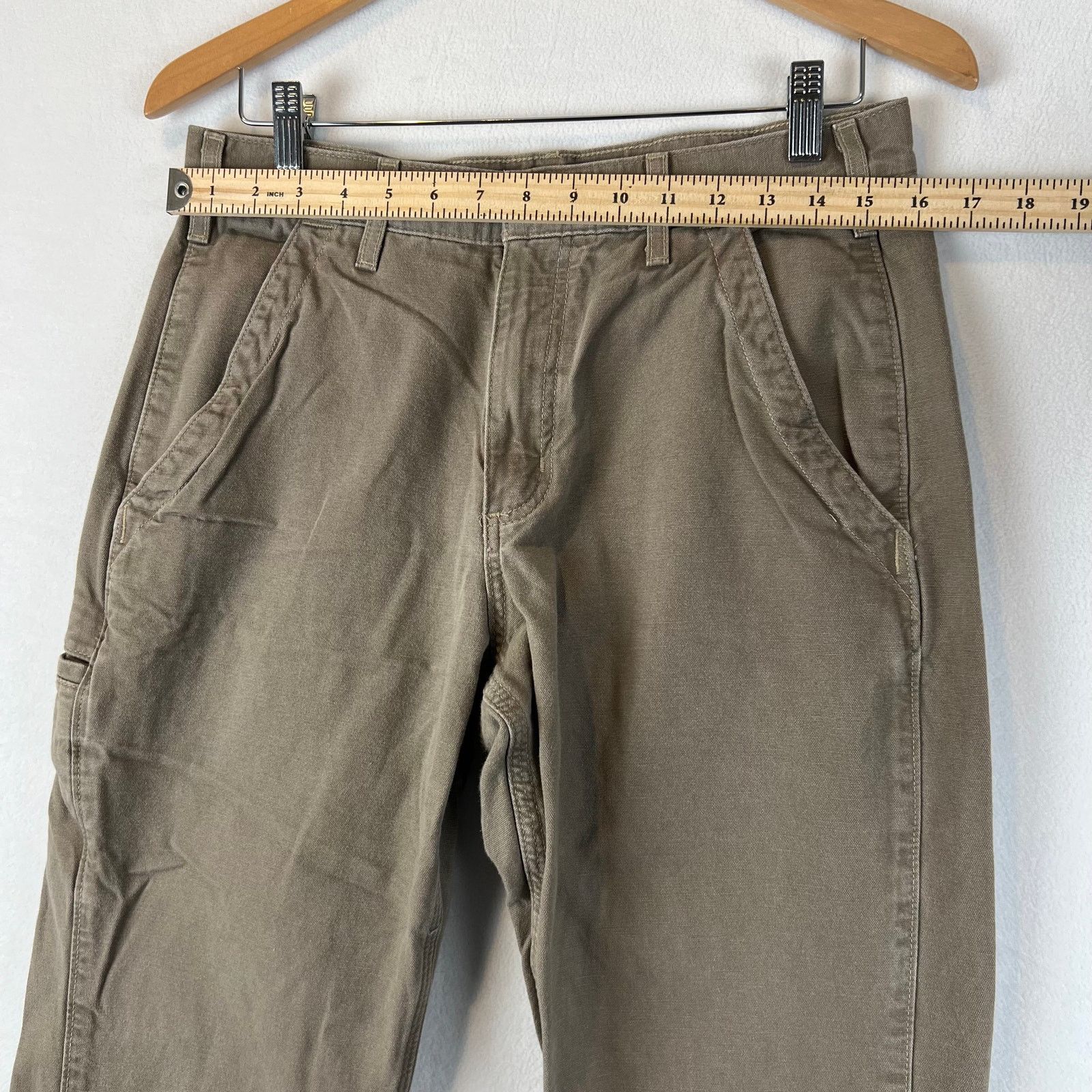 Carhartt Carhartt Pants Mens 31x32 Tan Relaxed Straight Leg Carpenter Size US 31 - 6 Thumbnail