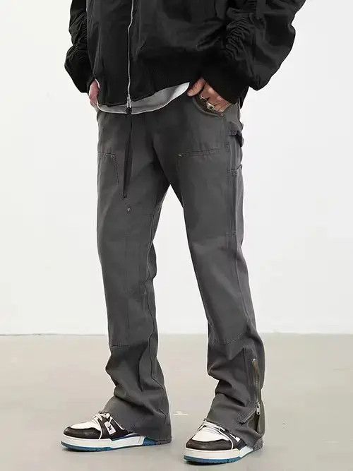 Other workwear flared double knee carpenter pants Size US 32 / EU 48 - 2 Thumbnail