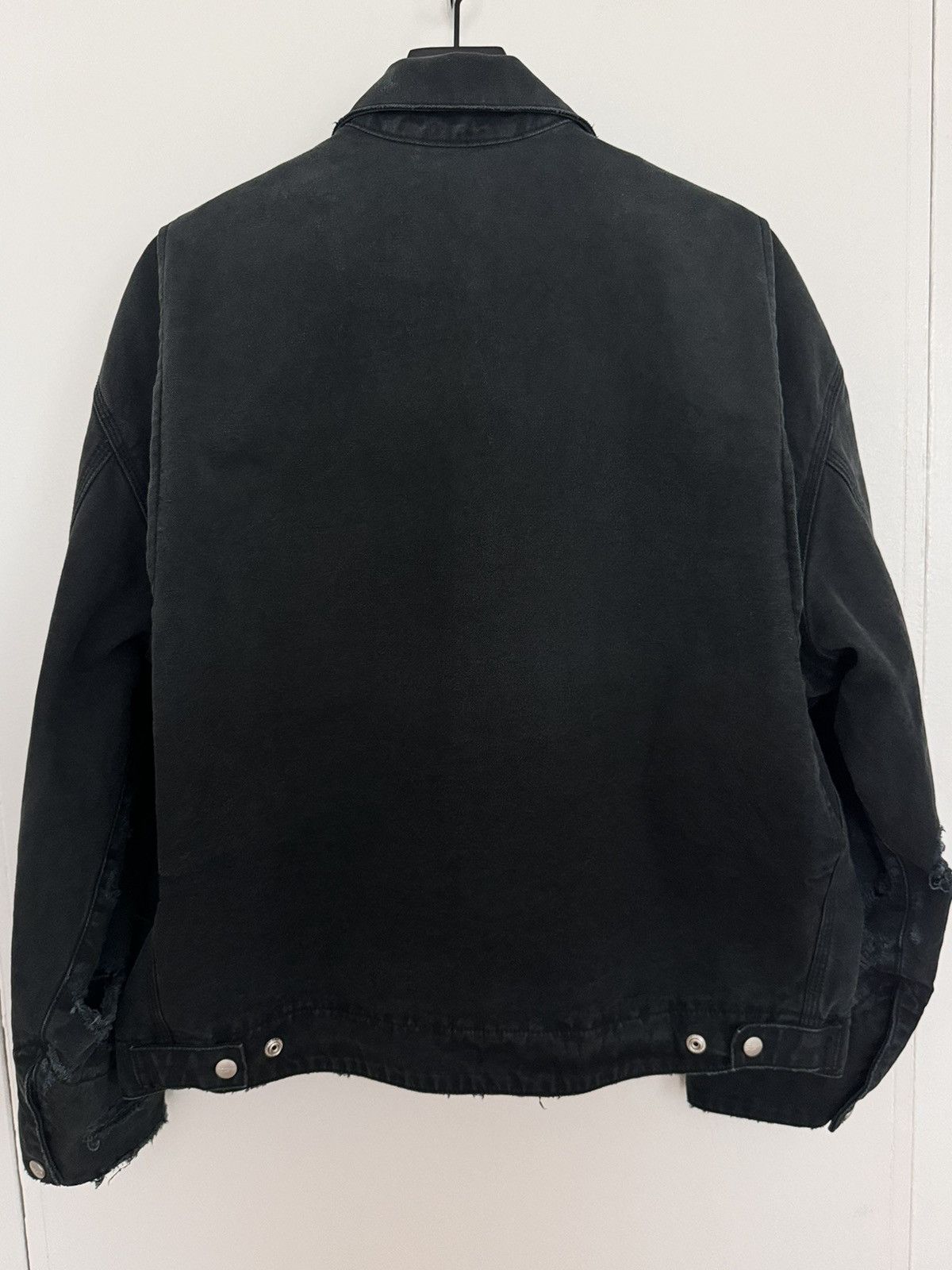Enfants Riches Deprimes Enfants Riches Déprimés logo-print distressed canvas jacket Size US L / EU 52-54 / 3 - 2 Thumbnail