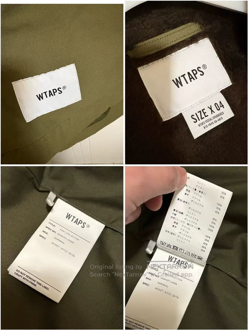Wtaps Wtaps Capless jacket with half zipper and fur collar Size US XL / EU 56 / 4 - 7 Thumbnail