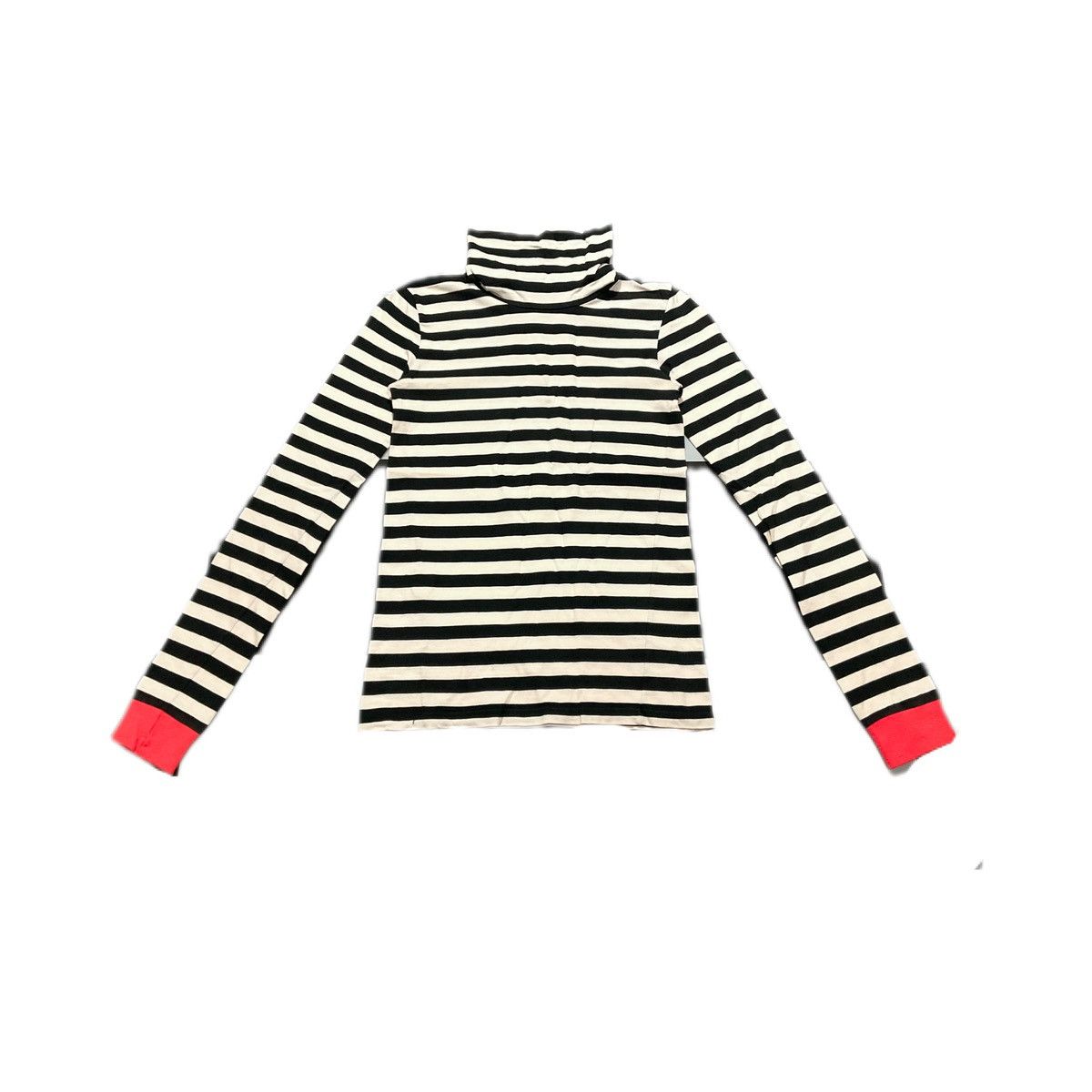 A.P.C. × Hysteric Glamour × If Six Was Nine 🔥Y2K Archived APC Striped Mock Neck Long Sleeve Shirt Size US XS / EU 42 / 0 - 1 Thumbnail