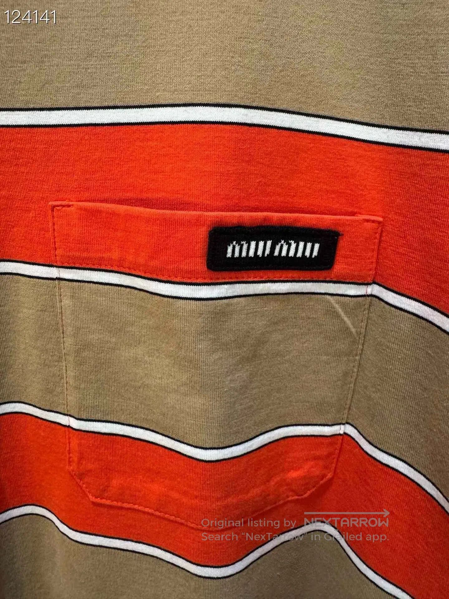 Miu Miu Miumiu 24FW Striped Logo Long. Size XS / US 0-2 / IT 36-38 - 3 Thumbnail