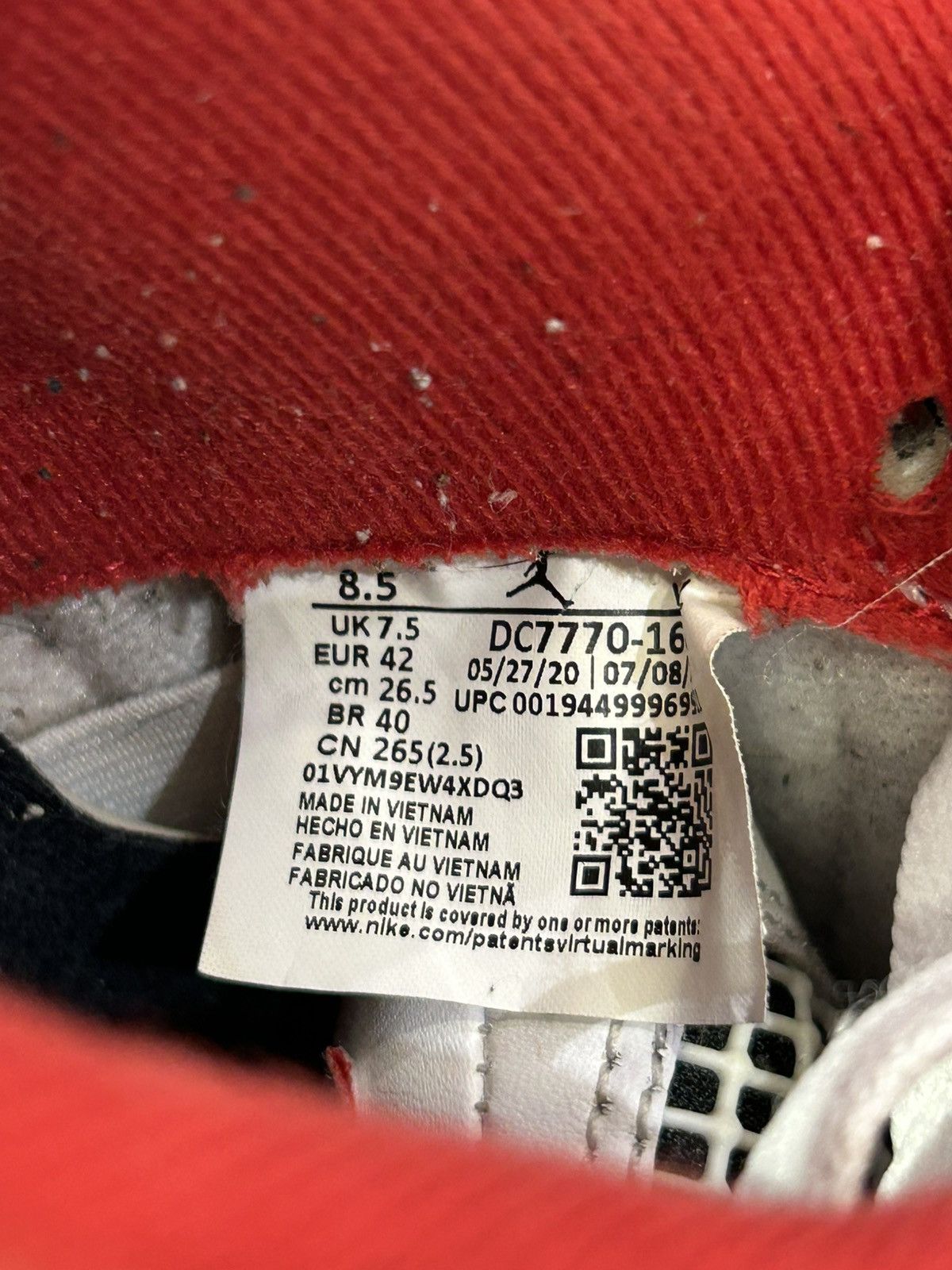 Jordan Brand Jordan 4 fire red 2020 Size US 8.5 / EU 41-42 - 10 Thumbnail