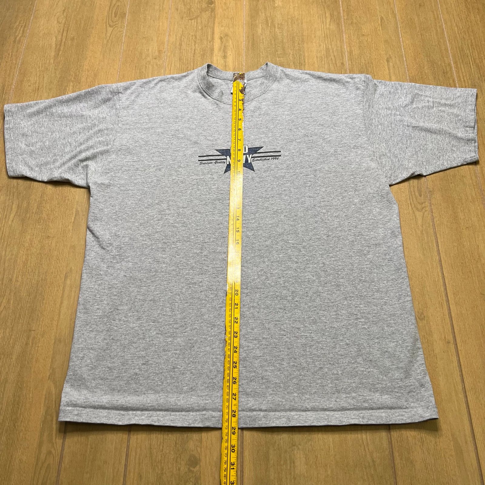 Old Navy Vintage 90s Old Navy gray T-shirt Men Sz XL STAR logo Y2K Size US XL / EU 56 / 4 - 6 Thumbnail