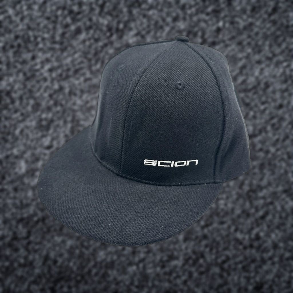 Logo 7 Scion Hat Cap Snap Back Mens Black Baseball Twill Embroidered Car Logo One Size Size ONE SIZE - 1 Thumbnail