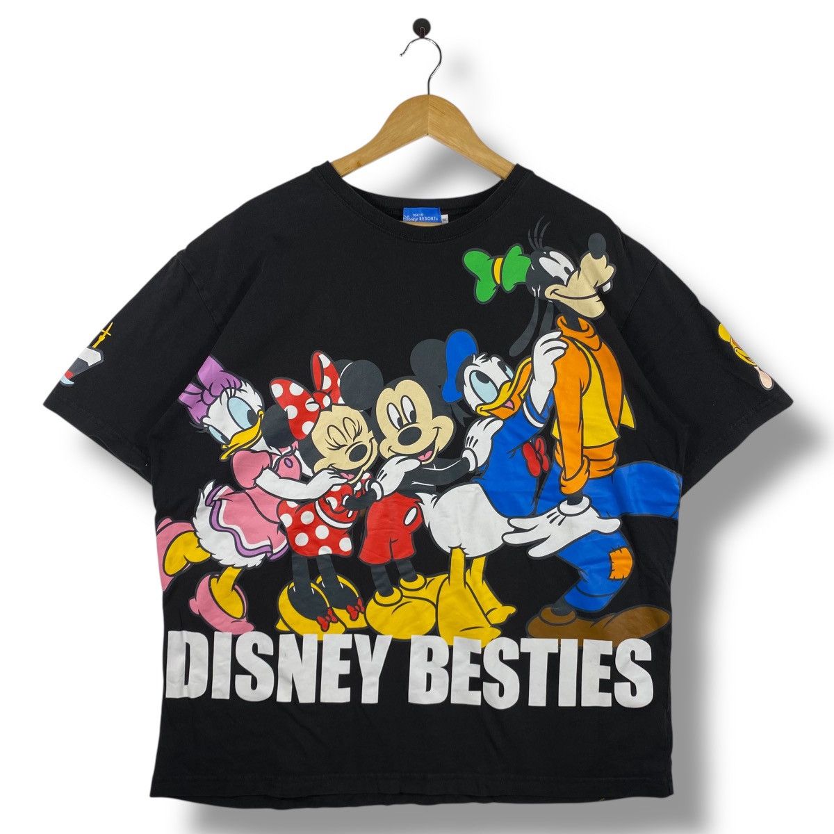 Disney × Vintage Vintage 00's DISNEY BESTIES Cartoon Colourful Graphic Tee Size 3XL / US 20-22 - 1 Thumbnail