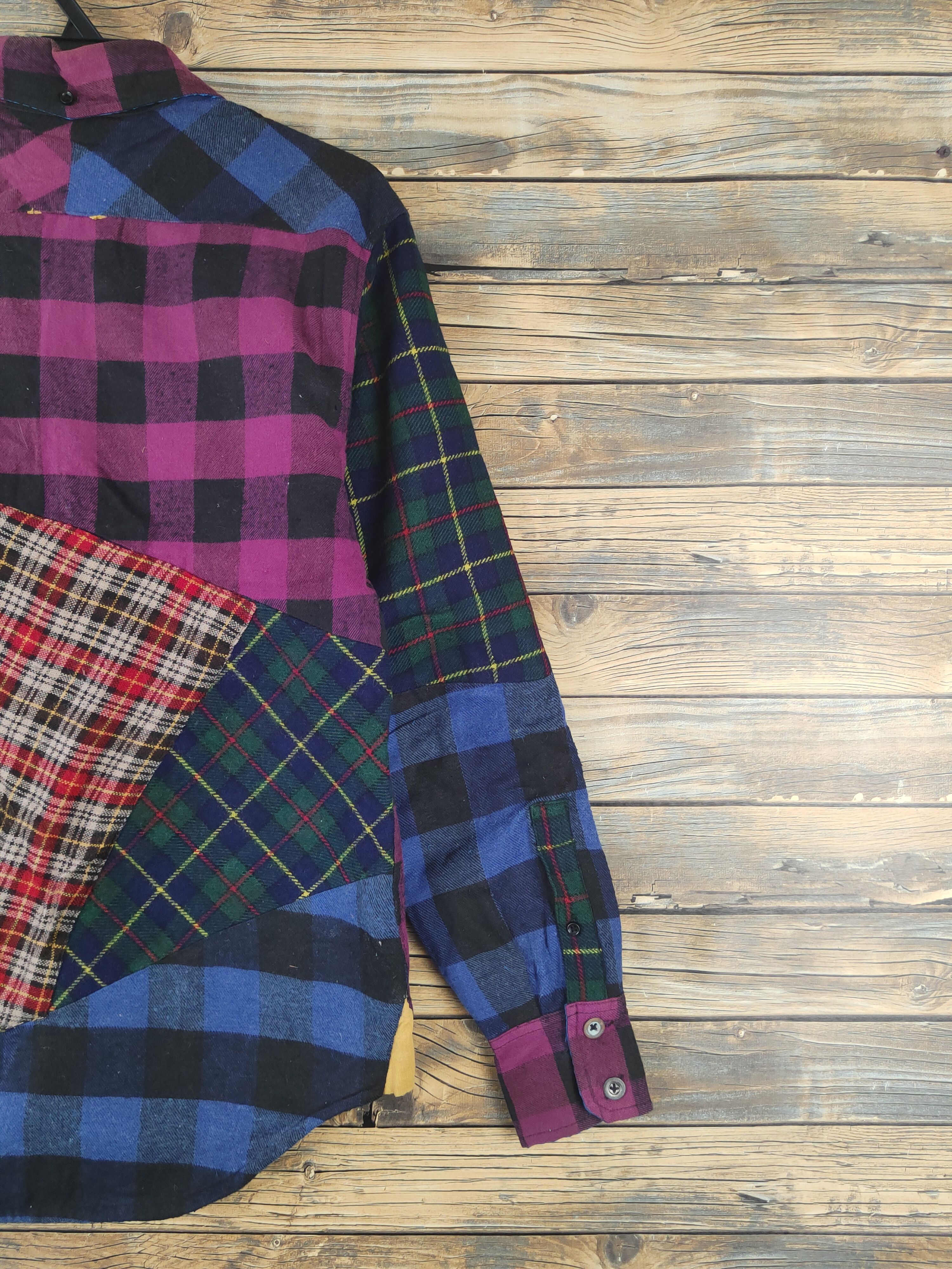 Japanese Brand DL Sabit patchwork japan vintage jacket #761 Size US S / EU 44-46 / 1 - 12 Thumbnail