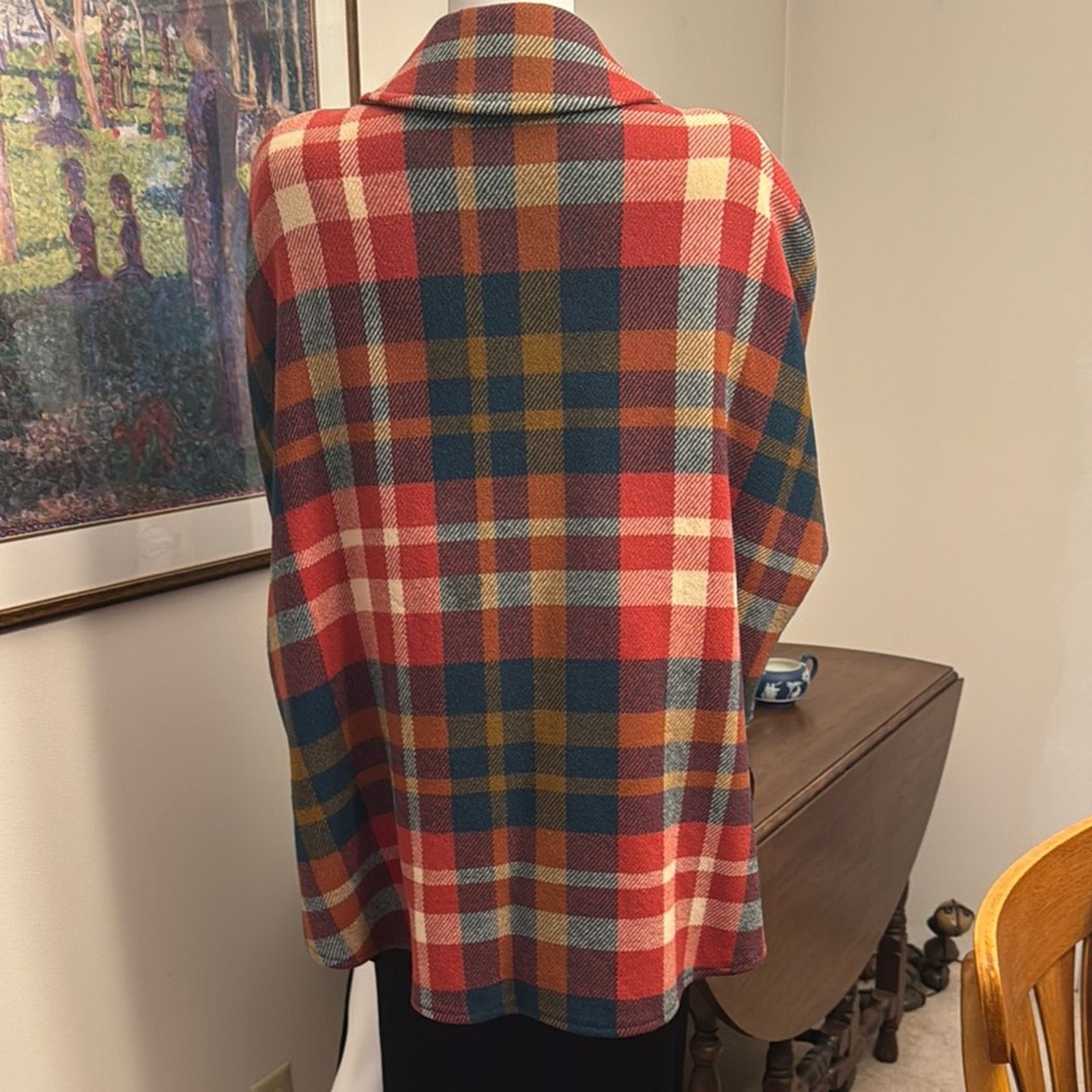 Pendleton × Vintage Vintage 1960s Pendleton Knockabouts Wool Plaid Cape Size ONE SIZE - 3 Thumbnail