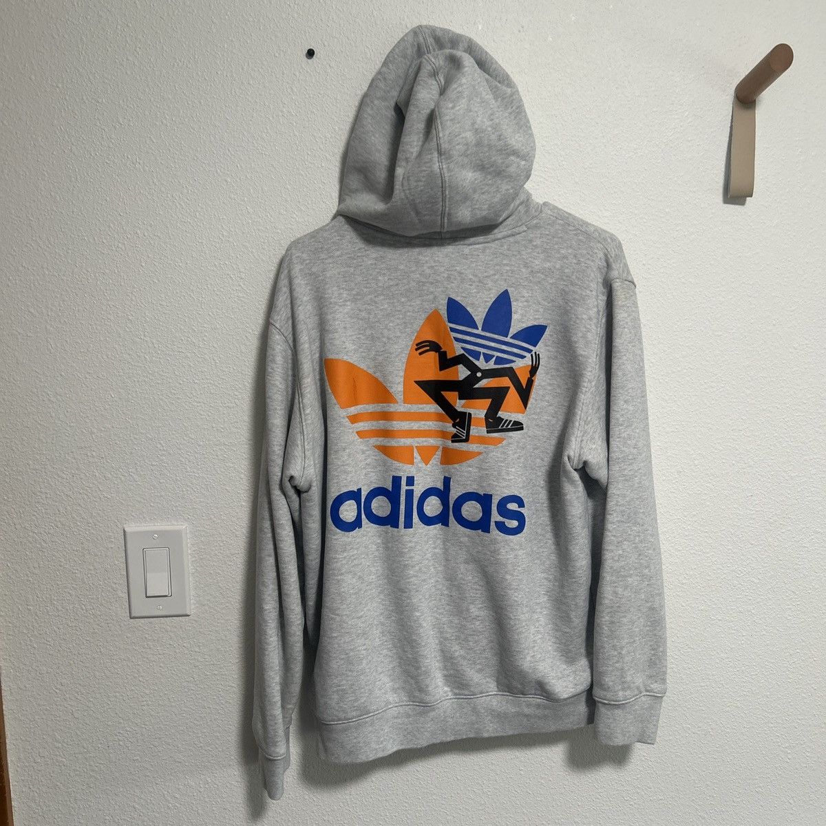 Adidas adidas Originals Trefoil Hoodie Light Grey Heather Size US L / EU 52-54 / 3 - 2 Thumbnail