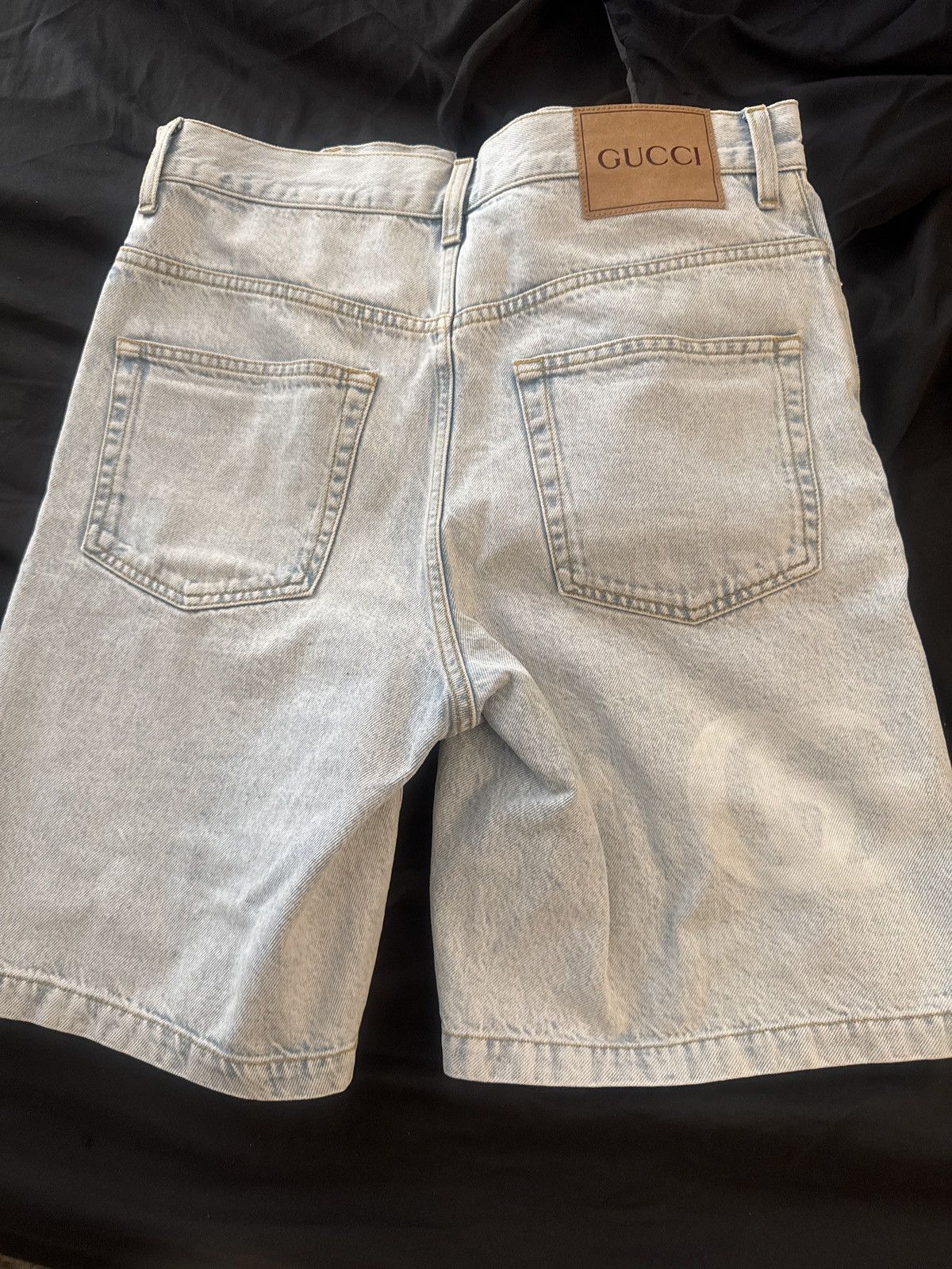 Gucci Gucci logo denim shorts Size US 29 - 15 Thumbnail