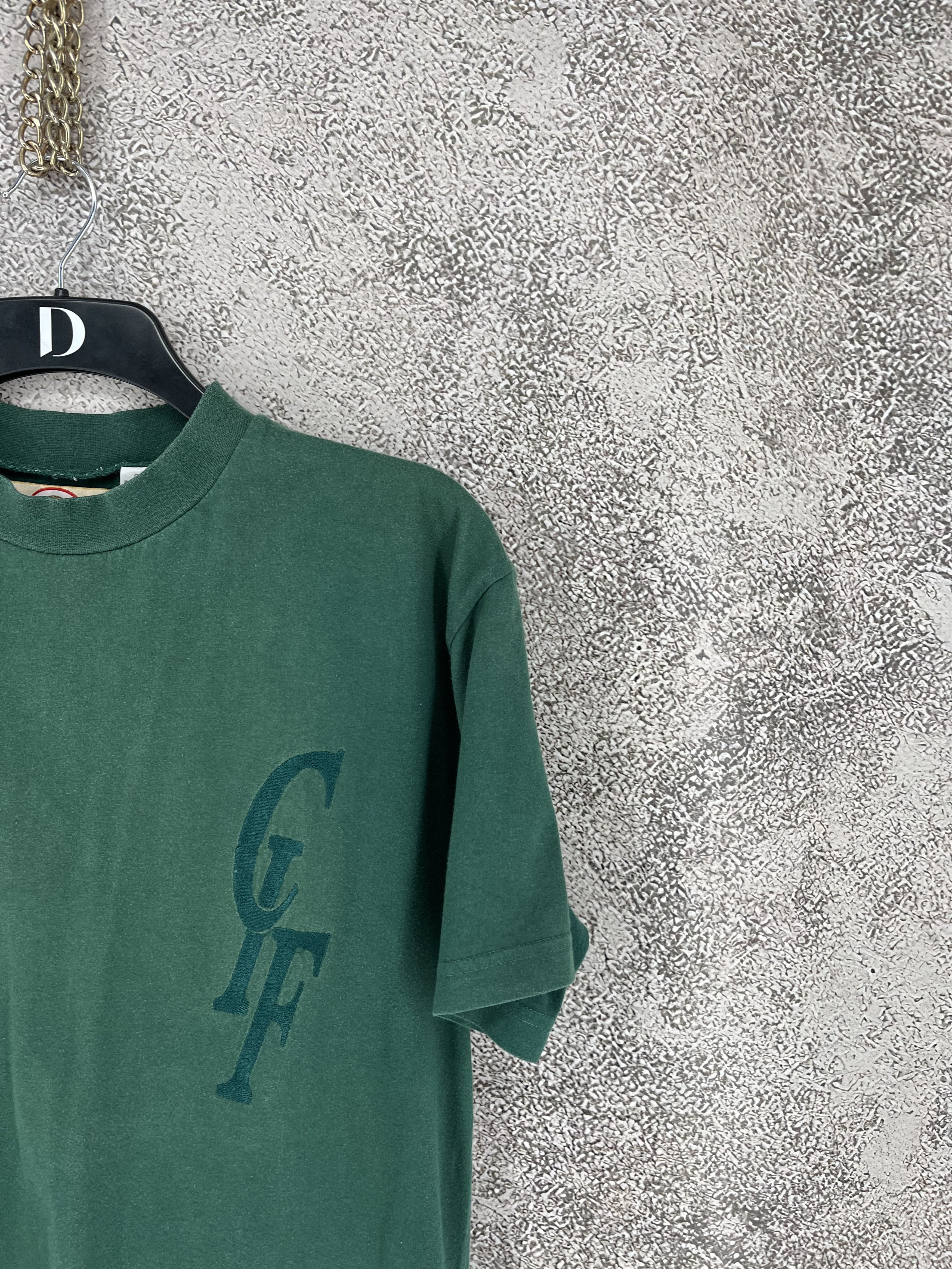 Vintage Vintage RARE 90S Dolly Wood Green Logo Tee Size US L / EU 52-54 / 3 - 4 Thumbnail