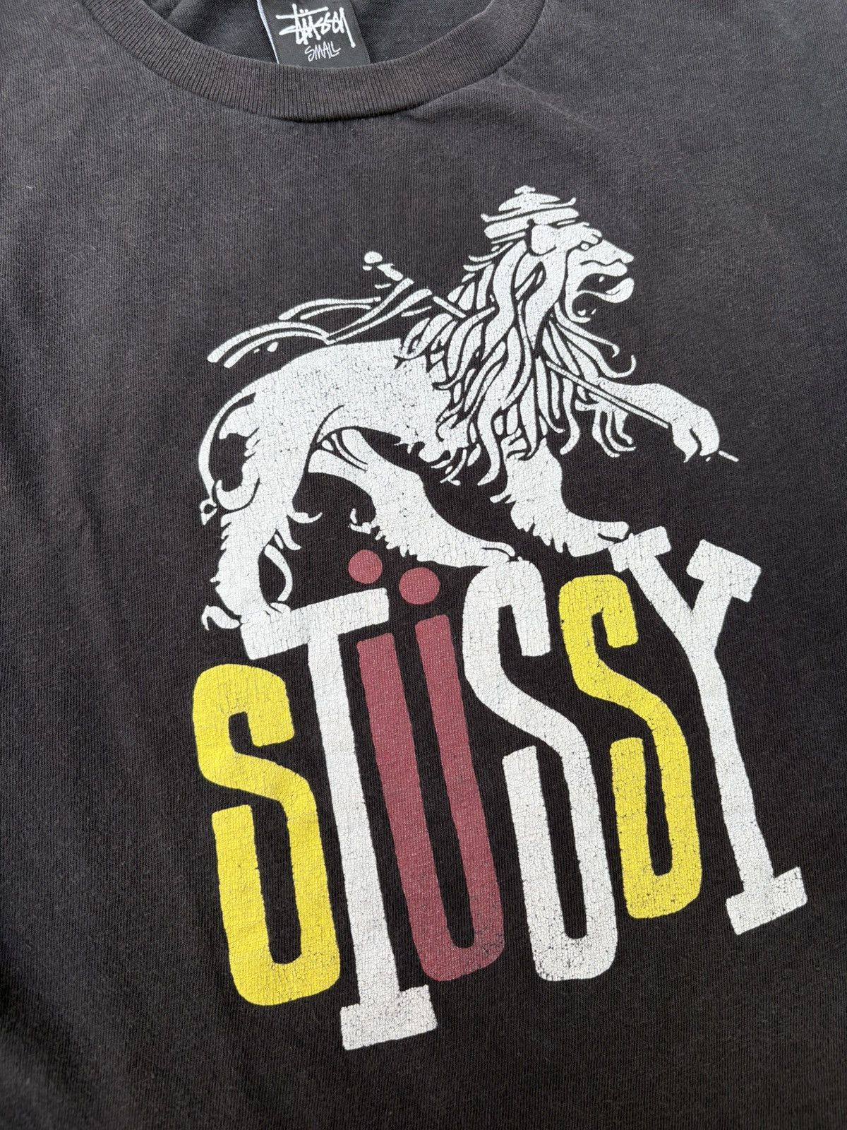 Stussy Rare 1990's Stussy Lion Graphic Size US S / EU 44-46 / 1 - 3 Thumbnail