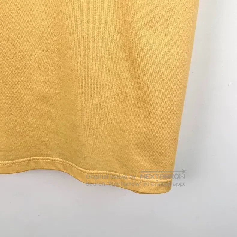 Hermes Hermes Yellow Geometric Patch Cotton Round Collar Short Sl Size L / US 10 / IT 46 - 4 Thumbnail