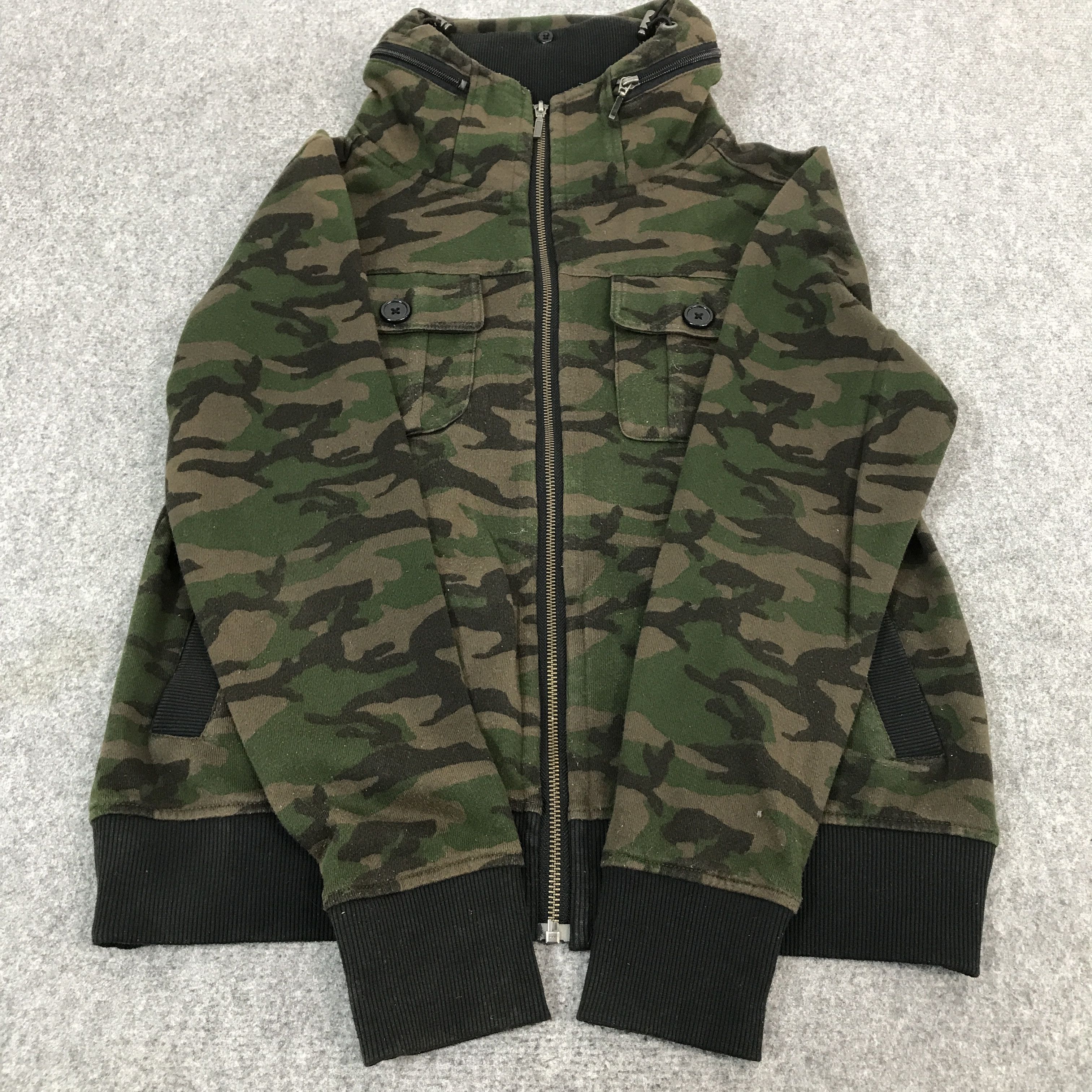 Japanese Brand SPLENDID SATISFACTION BONO DESIGN CAMO JACKET Size US M / EU 48-50 / 2 - 8 Thumbnail